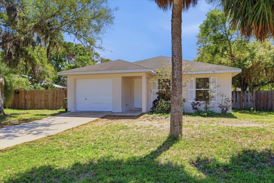 Modern Living in the Heart of Sarasota! Built in 2003, this meticulously maintained 3-bedroom, 2-bathroom home in the Riverside Park neighborhood offers 1,110 sq. ft. of bright, functional living space with no HOA or deed restrictions. Brand new kitchen – cabinets, countertops, and stainless steel appliances. The interior features durable ceramic tile throughout and a versatile garage-to-efficiency conversion a private home office, guest suite, or potential rental income. Situated on an oversized 7,500 sq. ft. corner lot with a fully fenced backyard. this property provides ample room for pets, gardening, or outdoor entertaining. Located just minutes from Ringling College of Art and Design, Sarasota Jungle Gardens, and the vibrant dining and shopping of downtown, this is an ideal find for families, first-time buyers, or savvy investors. The property is in the City of Sarasota which allows short term rentals!