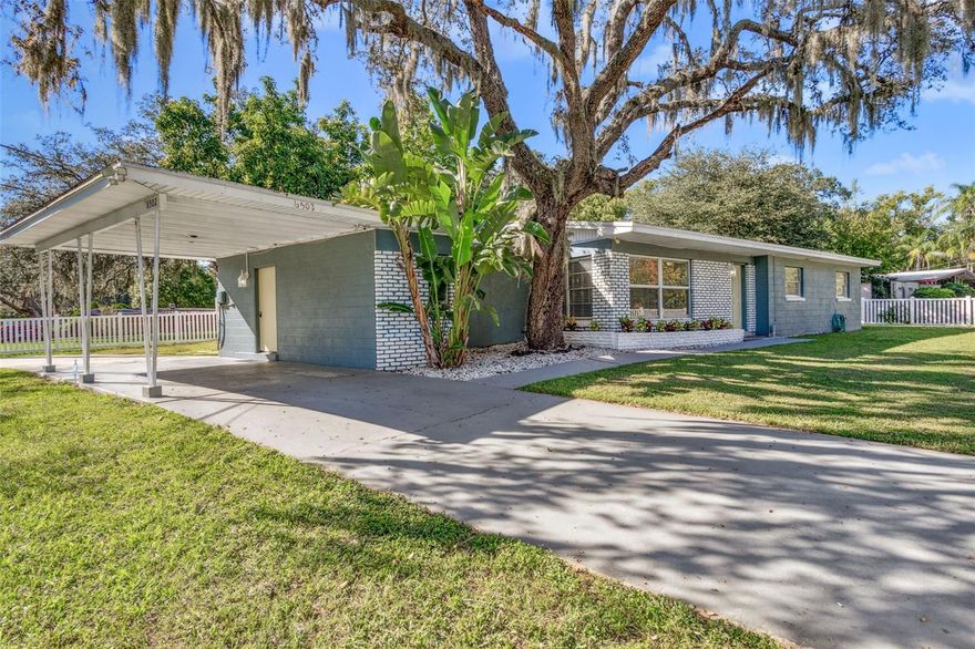 MOVE IN READY! GREAT OPPORTUNITY! BEAUTIFUL well-maintained home on a very private fenced-in large (almost ¼ acre) corner lot. Located in the popular area of SEMINOLE HEIGHTS. Pull up to your large circular driveway with carport. Plenty of space to park multiple vehicles including your boat, RV, trailer, SUV. The large corner lot is completely fenced-in. The property is a 1 story home which features 1,639 sq ft of great living space with a fantastic open floor plan, 4 bedrooms, 2 baths. This is the perfect place to call home! Enter the home to an open foyer onto a very spacious living room. Beautiful tile flooring mostly throughout. Stunning updated large open kitchen with high quality cabinets, upgraded appliances, beautiful durable epoxy countertops, upgraded deep oversized Farmhouse/Apron style sink & faucet, beautiful tile back splash. From the kitchen leads to dining room with plenty of space for your family dinners. Right off the dining area is a 4th bedroom with plenty of room that can be used as a bonus room, in-law suite or potential income property! Large master suite with lots of closet space with hanging barn door. Next to the master is the beautiful updated bath with vanity & tub/shower/upgraded tile. Spacious living room perfect for entertaining! Head outside to a private tiled covered patio that invites you to sit & enjoy day & evenings sun sets or a place to enjoy your cup of coffee or glass of wine. Plenty of yard space to enjoy BBQ’s with family & friends. Beautiful upgraded landscaping with avocado tree. Also there is an above-ground pool with a swim-up bar, take a swim and relax! The interior laundry room is equipped with side-by-side washer & dryer. HOME ALSO FEATURES: ALL UPDATED KITCHEN & BATHS, UPDATED INTERIOR & EXTERIOR PAINT, UPDATED LIGHTING & PLUMBING FIXTURES, CUSTOM BUILT-IN CLOSETS, 2019 HVAC UNIT, 2019 WATER HEATER, UPGRADED LANDSCAPING & MUCH MORE! No HOA or CDD! This home is a must see! Enjoy this fabulous home & lifestyle. Close to all major hwy’s, Tampa International Airport & downtown Tampa, USF, Busch Gardens, hospitals, shopping, schools, golf courses, restaurants. CALL TODAY FOR A PRIVATE TOUR OF THIS STUNNING HOME! WONT LAST! ***