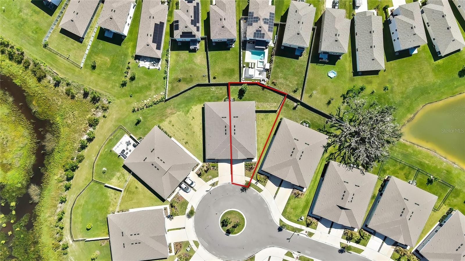 Welcome to the Mirada Community in San Antonio – A Stylish and Spacious Retreat in Beautiful Pasco County and Home to the Nation’s Largest 15-Acre Crystal Lagoon! This immaculate 3-bedroom, 2-bath, 2-car garage villa home that beautifully combines the perfect blend of modern elegance and everyday comfort. Built in 2022 by D.R. Horton, this desirable Siesta Villa floor plan boasts 1,587 square feet of thoughtfully designed space and ideally sits on a large pie-shaped lot on a peaceful cul-de-sac. Step inside the welcoming foyer where porcelain tile flooring flows throughout the living areas. To the right, a spacious living room showcases triple sliding glass doors that lead to a covered patio and private, fenced backyard—an ideal setting to enjoy morning coffee or winding down at the end of the day. To the left, elegant double glass doors open to spacious versatile third bedroom, complete with a full closet for added functionality. The chef-inspired kitchen is the heart of the home, showcasing shaker-style cabinetry with crown molding, Quartz countertops, subway-style glass tile backsplash, and a large island with a double stainless sink and seating area—perfect for entertaining. Stainless steel appliances include a smooth-top range, side-by-side refrigerator, built-in microwave, and dishwasher. A walk-in pantry and decorative space above cabinets add both beauty and storage. The kitchen flows effortlessly into the dining area, making gatherings easy and enjoyable. A laundry area with a built-in shelf is conveniently tucked behind bi-fold doors just off the kitchen. The primary suite is a private retreat with a tray ceiling, a spacious walk-in closet, and an en-suite bath featuring dual sinks, a linen closet, and a tiled walk-in shower. The second bedroom includes its own closet and is adjacent to the second full bath, complete with a Granite-topped vanity. Enjoy Florida living at its finest in this impeccably maintained, move-in-ready home—complete with a whole-house water softener and ceiling-mounted storage racks that keep your garage perfectly organized. Located in a vibrant golf-cart-friendly community with incredible amenities that include a 15-acre Crystal Lagoon, lawn maintenance, Spectrum internet, dog park, tot lot, nature and walking trails, and access to top-rated schools. Ideally located just off State Road 52, with easy access to I-75 in just five minutes. The Market at Mirada, located within the community, offers a Publix, restaurants, and boutique shopping. Just a short drive away, you’ll find The Grove, Shops at Wiregrass, and Tampa Premium Outlets, along with the historic charm of Downtown Dade City, known for its unique shops and local dining. Don’t miss your opportunity to live in one of Pasco County’s most exciting master-planned communities—schedule your showing today!