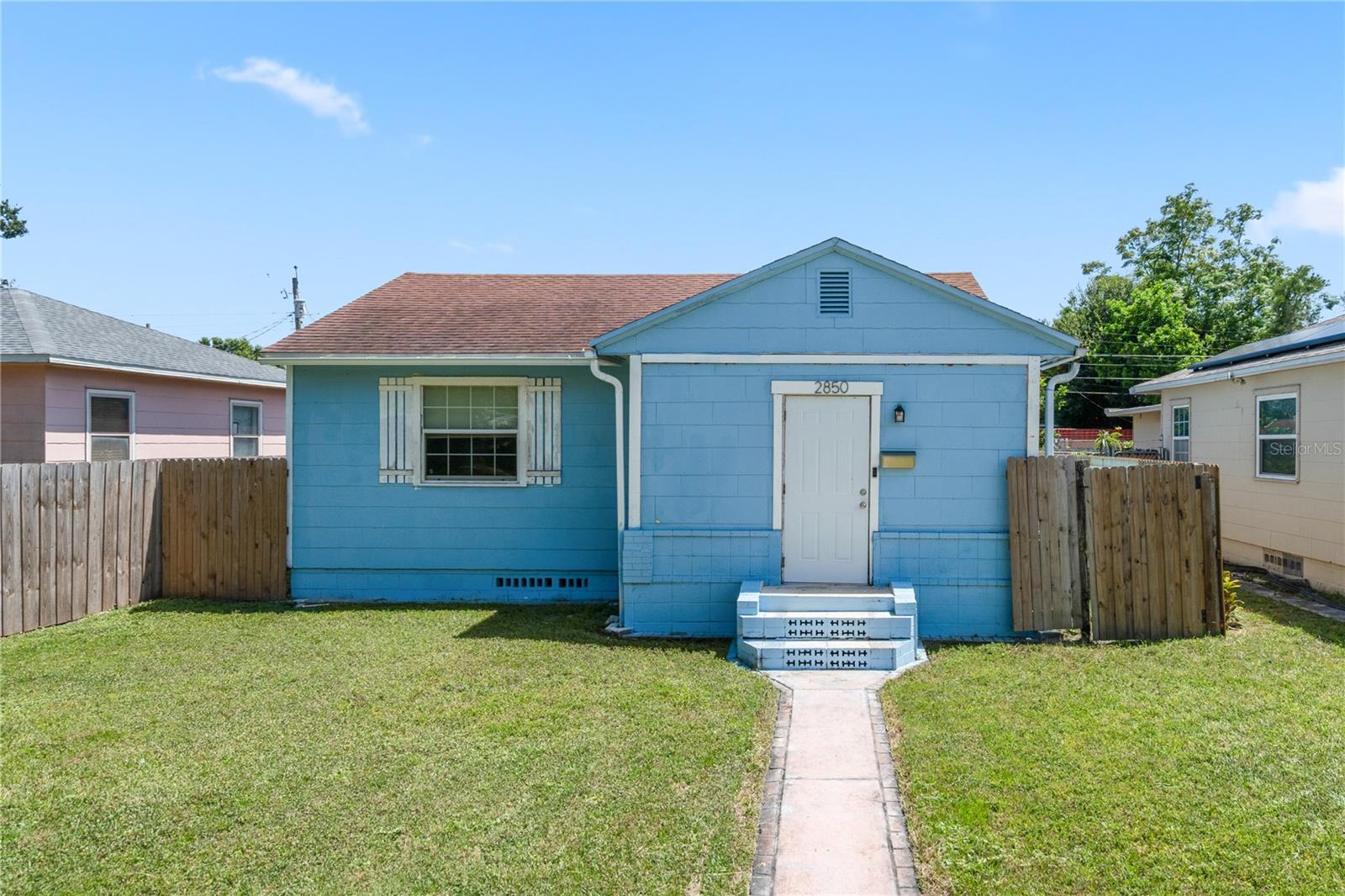 Step into charm and comfort with this beautifully updated bungalow tucked away in one of North St. Pete's most desirable neighborhoods! From its inviting curb appeal to the thoughtfully updated interior, this home is the perfect blend of character and convenience.
Enjoy the ease of alley access, a fully fenced yard, and a covered carport, ideal for Florida living. Inside, you'll find brand new laminate flooring, a bright and airy layout, and a kitchen that impresses with sleek stainless-steel appliances and plenty of storage for all your culinary needs.
The spacious bathroom has been tastefully renovated, and the dedicated laundry and storage room adds everyday practicality. Step outside to discover cobblestone pavers lining the backyard and driveway, creating a perfect backdrop for relaxing evenings or weekend BBQs.
Major updates bring peace of mind with a new AC (2023), roof (2017), newer windows, and no flood insurance required. Just move in and enjoy!
This North St. Pete gem checks all the boxes. Don't miss your chance, schedule your private showing today before it's gone!