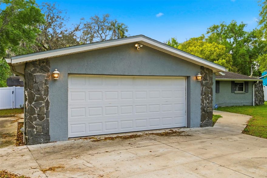 Modern Sophistication on a Sprawling 1/2-Acre Lot! Rare opportunity to own a beautifully updated 4BR/2BA pool home situated on a premium, oversized .50-acre lot. This turnkey residence blends contemporary design with unparalleled outdoor space, offering the ultimate Florida lifestyle with no HOA restrictions. The chefs dream kitchen is completely reimagined with sleek quartz countertops, premium stainless steel appliances, and custom shaker cabinets. The light-filled living spaces feature durable new flooring, fresh designer paint, and modern LED lighting throughout.The primary suite boasts a fully renovated ensuite bath with custom tile work and high-end finishes including an oversized walk-in shower and separate soaking tub. Step outside to your private paradise featuring a sparkling, sun-drenched pool and an expansive patio—ideal for entertaining. The massive, fully fenced 1/2-acre backyard offers endless possibilities for an ADU, workshop, or RV/boat storage.

Newer roof, updated HVAC, and energy-efficient hurricane windows ensure low-maintenance living for years to come.

Perfectly located near top-rated schools, shopping, and dining, yet tucked away for maximum privacy. This combination of modern updates and significant acreage is a rare find. Schedule your private showing today—this one won't last!