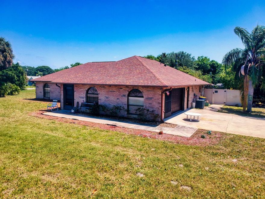 IF YOU ARE LOOKING FOR SPACE YOU HAVE FOUND IT. LOTS OF LAND, AND LOTS OF HOUSE PLUS AN INGROUND SWIMMING POOL. THE SWIMMING POOL WAS RECENTLY EMPTIED, CLEANED AND ALL NEW EQUIPMENT INSTALLED. MOST OF THE YARD IS FENCED. THIS PROPERTY IS 260 X 125 YES 3/4 OF AN ACRE ON INDIAN RIVER BLVD. THIS PROPERTY RUNS FROM VICTORY PALM DRIVE TO WILLOW OAK. THE HOME IS LARGE, WITH INSIDE LAUNDRY, OPEN FLOOR PLAN AN OVERSIZED FLORIDA ROOM OVERLOOKING THE LARGE INGROUND POOL. ALL BEDROOMS ARE LARGE AND THE MASTER BEDROOM HAS FRENCH DOORS THAT LEAD TO THE FLORIDA ROOM. THE ROOF IS LESS THAN 7 YEARS OLD. ;Water: City