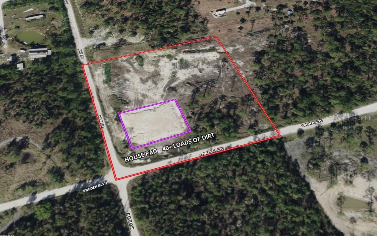 Private 1.25 acre corner parcel, already cleared with tons of fill dirt brought in for a previous house pad, and ready for you to make it whatever you would like! Abutting northern parcel available for a total of 2.5 acres located at 7241 Sweden Blvd as well. Agricultural zoning allows you can build your own chicken coop or stable and own chickens, horses, or any other livestock you may enjoy. Less than ten minutes away from the local grocery store, this property has easy access to both city and rural living! It has the right amount of privacy. Go out for groceries, shopping, or any type of errand and return to your slice of paradise in no time. This property is the perfect place to grow and enjoy the Florida dream. Call today and don't miss this opportunity!