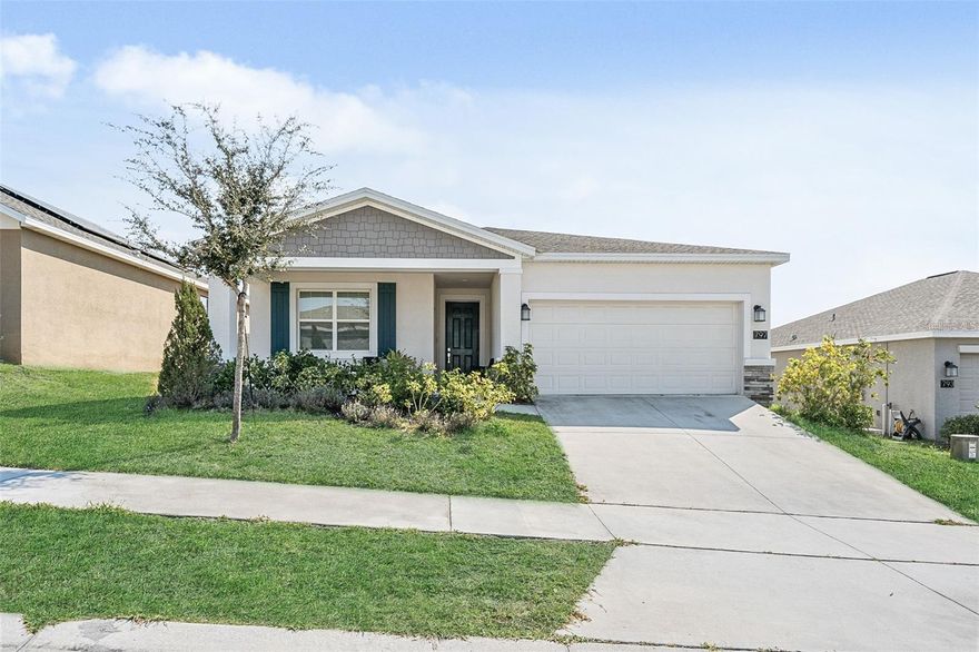 Welcome to this beautiful, modern home located near US-27! LAWN MAINTENANCE & GARBAGE INCLUDED IN MONTHLY RENT AMOUNT. This is the "FREEDOM" Model from Lennar, which is a small 1 bed/ 1 bath unit on one side and the main home offers 3 bedrooms + a den that easily serves as a 4th bedroom or home office! This rental does not include the 1 bed / 1 bath side, but does include everything else: your personal laundry room, private screened patio with access to the fully fenced backyard & the 2 car garage! The community is centrally located, giving quick access to I-4, Posner Park Mall, and all of the shopping, dining, and entertainment along US-27. On top of this, residents will have access to the neighborhood pool, playground & amenities for those hot summer days! Within the lease terms, tenants can expect all the homes appliances to come included: fridge, dishwasher, range, microwave, washer & dryer. For any & all questions, or to schedule a private viewing, give us a call today! P.S. Pets are welcome!