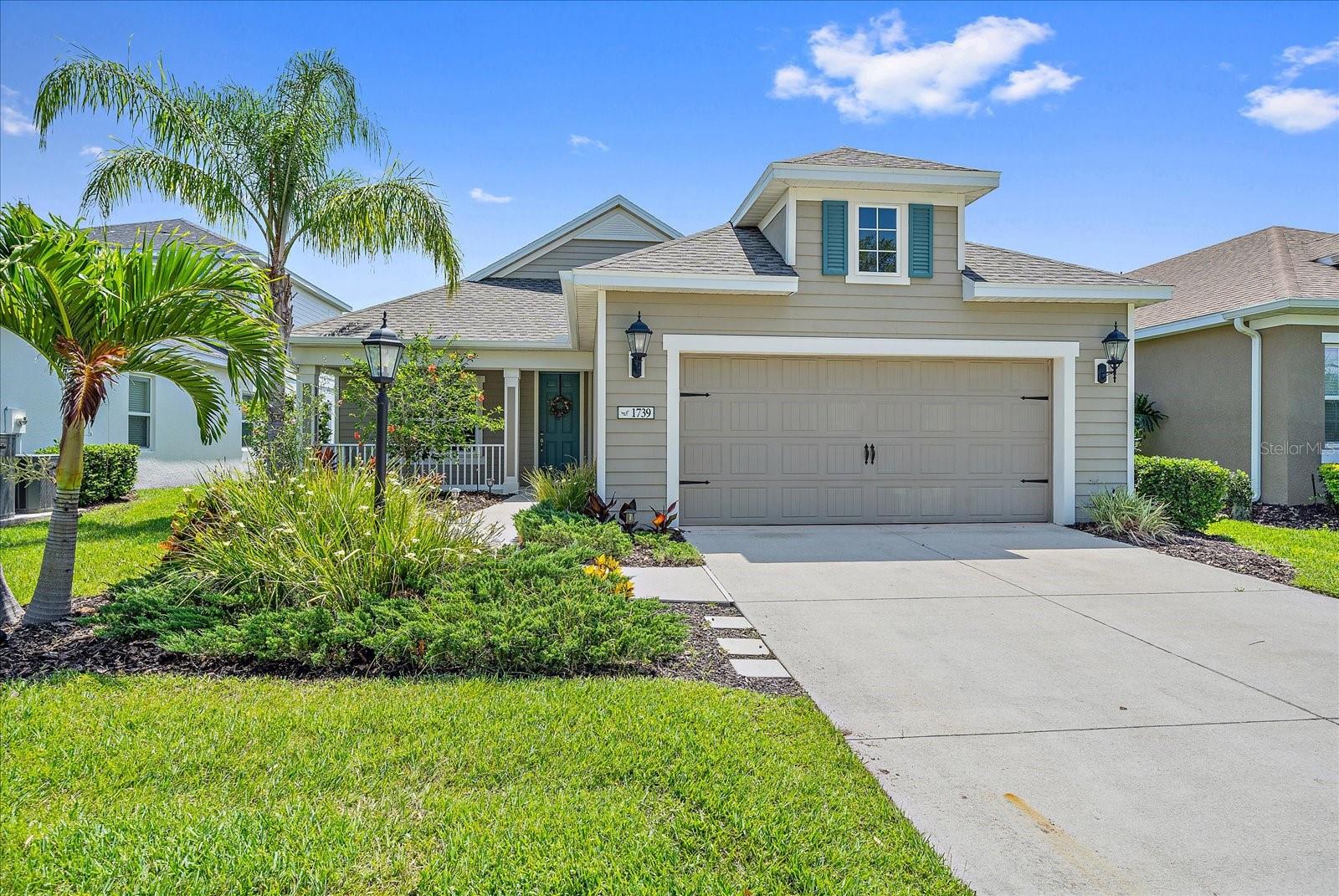 One or more photo(s) has been virtually staged. WELCOME HOME to **LOW HOA Fees, NO CDD, and MAINTENANCE-FREE Living!** Welcome to this beautifully appointed 3-bedroom PLUS DEN, 2-bath home showcasing a popular OPEN FLOOR plan that maximizes space and comfort. As you step inside, you'll be greeted by a sunlit living space that flows seamlessly into an inviting dining area and an IMMACULATE kitchen. Take full advantage of Eagle Trace’s outstanding AMENITIES, which include a sparkling community POOL, a dog park, and a PLAYGROUND. This amazing home is located just minutes from shopping, dining, and top-rated SCHOOLS, not to mention 18 miles to the beach. “This life is not a Dress Rehearsal!” Seize the opportunity to embody the ultimate Florida lifestyle, and LIVE on VACATION NOW!