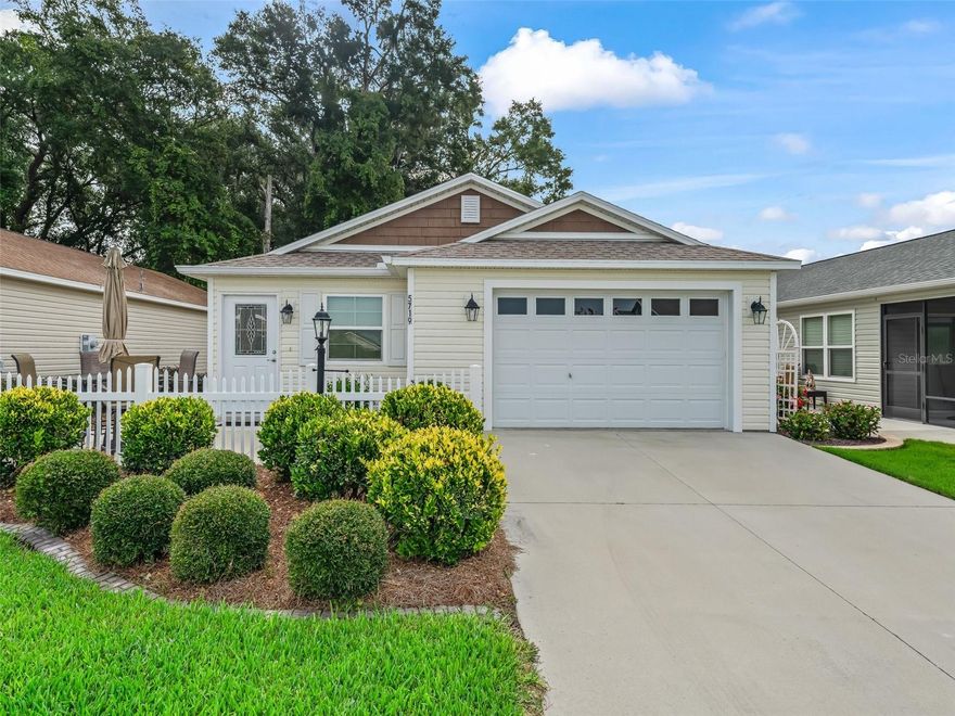 Discover this well-maintained 2-bedroom, 2-bath Patio Villa ideally located in the heart of The Villages. Featuring vaulted ceilings with a modern knock-down finish (no popcorn), this home offers a bright, open layout designed for comfortable everyday living and easy entertaining.

The kitchen is equipped with newer appliances and flows seamlessly into the main living area, while the inside laundry adds convenience. A versatile flex room provides additional space perfect for a home office, hobby area, or guest overflow.

Major updates include a 2018 roof and 2018 HVAC—giving buyers confidence that the big-ticket items are already taken care of.

Enjoy added privacy with no homes directly behind, creating a more peaceful outdoor setting. Located just minutes by golf cart to Sawgrass Grove, Brownwood Paddock Square, Feney, and Eastport, you’ll have quick access to shopping, dining, entertainment, and recreation. Nearby amenities include pools, pickleball courts, dog parks, and more.

Whether you're looking for a full-time residence, seasonal retreat, or investment opportunity, this property offers strong income potential and an unbeatable location.

Schedule your private showing today.