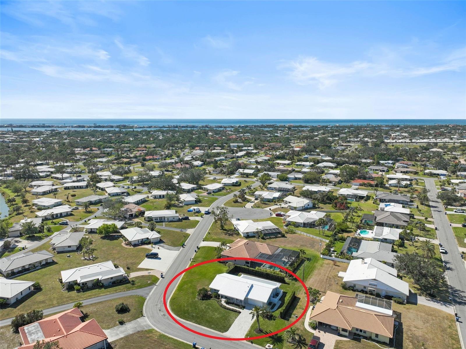 **UPDATED and METICULOUSLY MAINTAINED Home on OVERSIZED CORNER LOT in Sorrento East – a Popular, LOW HOA Community (only $100/YR) is situated near Little Sarasota Bay waters. This 3-BED, 2-BATH, 2-CAR Garage home is a MUST SEE! The attractive grounds and curb appeal are just a prelude to this wonderfully appointed home with recently Updated Kitchen featuring Quartz Counters, White Solid Wood Cabinets and Stainless Steel Appliances, ceramic tile resembling wood plank, Crown Moldings, Tray Ceiling and Much More! Recent upgrades also include NEW ROOF (2024), NEW HURRICANE IMPACT WINDOWS (2024), IRRIGATION, RAIN GUTTERS, HVAC (2019), Re-Plumbed (2019), etc. NO FLOOD CONCERN (Flood Zone "X"). Nearby attractions include the Area’s Top Beaches, Shopping, Dining and Arts Venues, A-Rated Schools including Nationally Ranked Pine View School and the NEW nearby Sarasota Memorial Hospital.