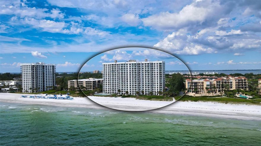 This is the One! Welcome to Sea Gate Club on beautiful Longboat Key, perfectly positioned near mid-island, and close to shopping at Publix or CVS. As you enter this very private End Unit #6A, you're greeted by Direct and Unobstructed Gulf and beach views as far as the eye can see. Unit #6A has been extensively updated over the last few years, featuring an open kitchen with a huge island, updated cabinets and countertops, and gorgeous porcelain tile flooring. Your balcony is extremely private and from your elevated vantage point, you can watch as groups of dolphins, fish, and even manatees swim along the edge of your +350 feet of beach frontage. This unit is offered Fully Furnished with very tasteful furniture that you'll actually want to keep. Sea Gate Club condos are comprised of 89 units, spread across 15 stories. The building has been extensively updated over the past few years. Recent updates include a new pool and hot tub, new roof, newer hurricane rated windows, newer exterior stucco and paint, new elevator doors, climate-controlled bike storage, and paddleboard/kayak storage. Now is the perfect time to buy in this beautiful building, as current owners have paid over $100K in special assessments in the last few years for the various upgrades. Other top-notch amenities include a clay tennis court, fitness center, library/meeting room, and a social room for parties. Hurry before it's gone, this is paradise at it's finest!