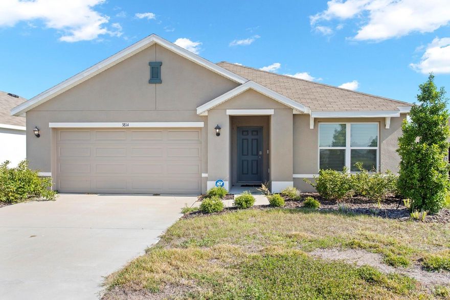 SELLER OFFERING $3500 CREDIT FOR LANDSCAPING! Great opportunity to own D.R. Horton’s Aria floorplan in Mandarin Grove. The Aria is a thoughtfully designed single-story home blending modern style with everyday functionality. This 3-bedroom, 2-bathroom floor plan offers a versatile layout. At the heart of the home, the open-concept design seamlessly connects the kitchen, dining area, and great room—creating an inviting space perfect for both entertaining and daily living. The kitchen is beautifully appointed with quartz countertops, a large island with seating, and a spacious walk-in pantry, all overlooking the main living areas. Privately situated at the rear of the home, the primary suite serves as a peaceful retreat, featuring a walk-in closet and an en-suite bath with dual sinks and elegant finishes. Two additional bedrooms and a full bathroom are positioned at the front of the home, offering flexibility and privacy for family members or guests. Sliding glass doors open to a covered rear patio, extending the living space outdoors and providing the perfect setting to relax or entertain. This is a MUST SEE! Schedule your showing today!