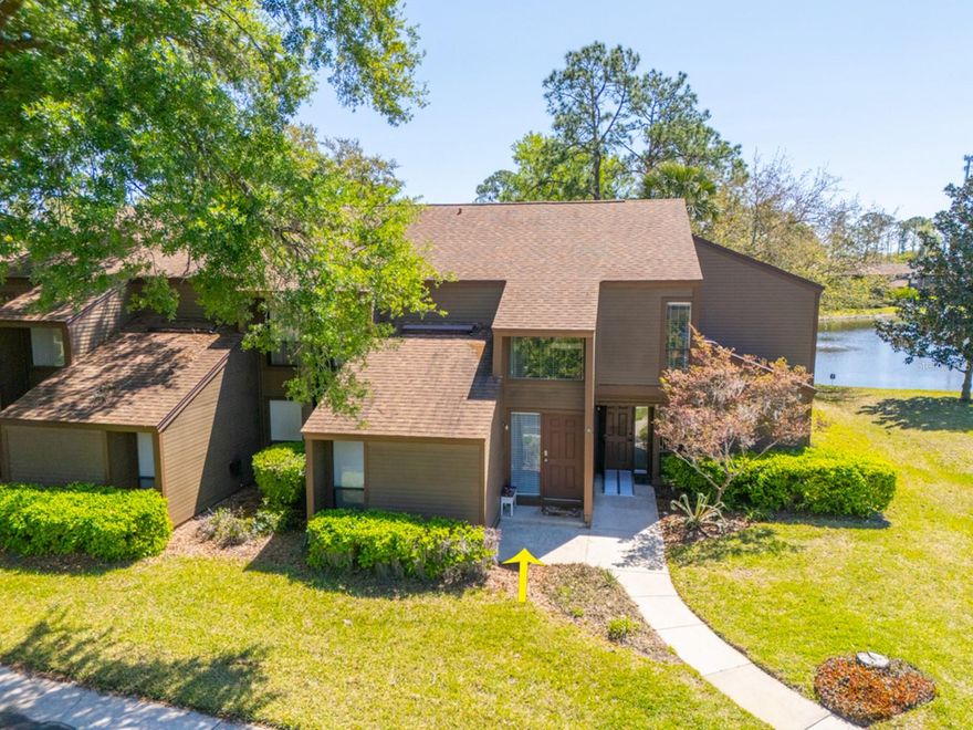 Peaceful Living Meets Everyday Convenience with Spectacular Water Views!!
Beautiful 2/2 Waterfront Condo located in the heart of Palm Coast including an HVAC system that was just installed in 2025. Discover this stunning gem tucked away in the tranquil Woodhaven community, where lush, tree-lined streets create a calm and private retreat you’ll love coming home to. Step inside to find a thoughtfully maintained tastefully furnished unit featuring a fully screened Florida room/back patio—perfect for relaxing and soaking in the water views year-round. 
While the setting feels secluded, convenience is right at your doorstep. Shopping and dining are just a short walk away at Island Walk Shopping Center, giving you the best of both worlds.

Community Perks You’ll Love:
*Underground utilities
*Sparkling community pool
*Tennis courts (and Pickleball coming soon)
*Sauna 
*Clubhouse for gatherings
*Mature well-maintained landscaping 

Exceptional Value with Low HOA Fees ($435/month):
Your monthly fee covers:
*Water
*Lawn care
*Garbage pickup
*Exterior maintenance (including roof care)

That means fewer surprise expenses and more predictable living costs—a huge win for savvy buyers! Don’t miss this opportunity to own a peaceful, well-appointed condo in a beautifully maintained community. Schedule your showing today and see the value for yourself! *Furniture is negotiable.