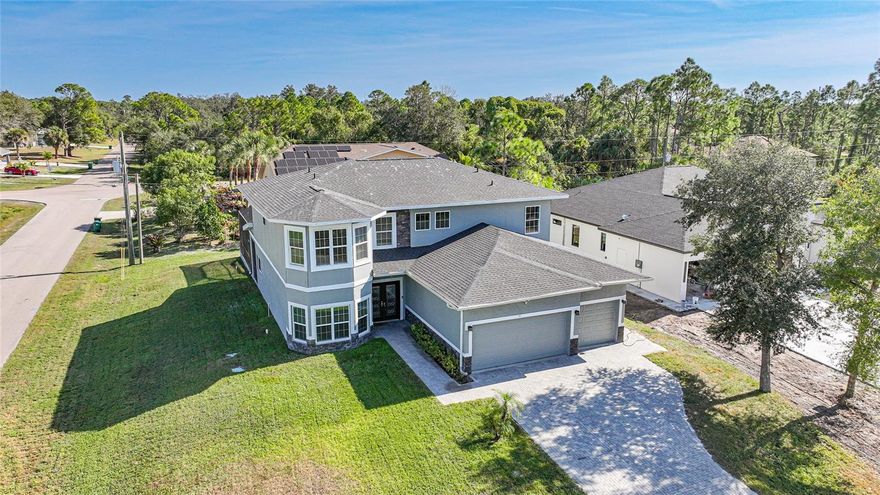 Discover modern Florida living at its finest in this impeccably maintained 2022-built 4 bedroom, 3.5 bathroom, 3-car garage pool home, perfectly positioned on a spacious corner lot in a desirable Port Charlotte neighborhood. From the moment you arrive, this property stands out with its contemporary curb appeal, clean architectural lines, and a presence that feels both refined and inviting.

Step inside and experience an open-concept layout crafted for both elegance and everyday comfort. High ceilings, abundant natural light, and thoughtfully selected finishes create an atmosphere of understated luxury. The heart of the home is the expansive main living area, where the kitchen, dining, and great room seamlessly connect for effortless entertaining. The kitchen offers generous workspace, sleek modern cabinetry, and a layout ideal for hosting gatherings or preparing meals with ease.

The split-bedroom floor plan ensures privacy for everyone. The primary suite serves as a peaceful retreat, complete with a spacious layout and a spa-inspired ensuite bathroom. Additional bedrooms are well-sized, offering flexibility for family, guests, or a dedicated home office. An additional guest suite with its own private bathroom adds convenience for visitors or multigenerational living, while the half bath provides easy access for guests.

The indoor-outdoor flow of this home is exceptional. Large sliding doors bring you to the covered lanai and the inviting private pool, creating a true Florida oasis perfect for relaxation or weekend entertaining. Whether enjoying a quiet morning coffee by the water or hosting gatherings in the warm evening breeze, this outdoor space elevates the lifestyle experience of the home.

The 3-car garage provides ample room for vehicles, storage, or hobby space, while the corner-lot placement enhances privacy and curb presence. Because the home is only a few years old, you’ll enjoy the benefits of newer construction—modern systems, energy efficiency, and low-maintenance living.

Located just minutes from shops, dining, schools, and some of the area’s best outdoor recreation, this property blends style, comfort, and convenience in one exceptional package. Move-in ready and beautifully maintained, this home is the perfect opportunity for those seeking a newer, luxurious pool home in a prime location.

Schedule your private showing today and experience the lifestyle this home has to offer.