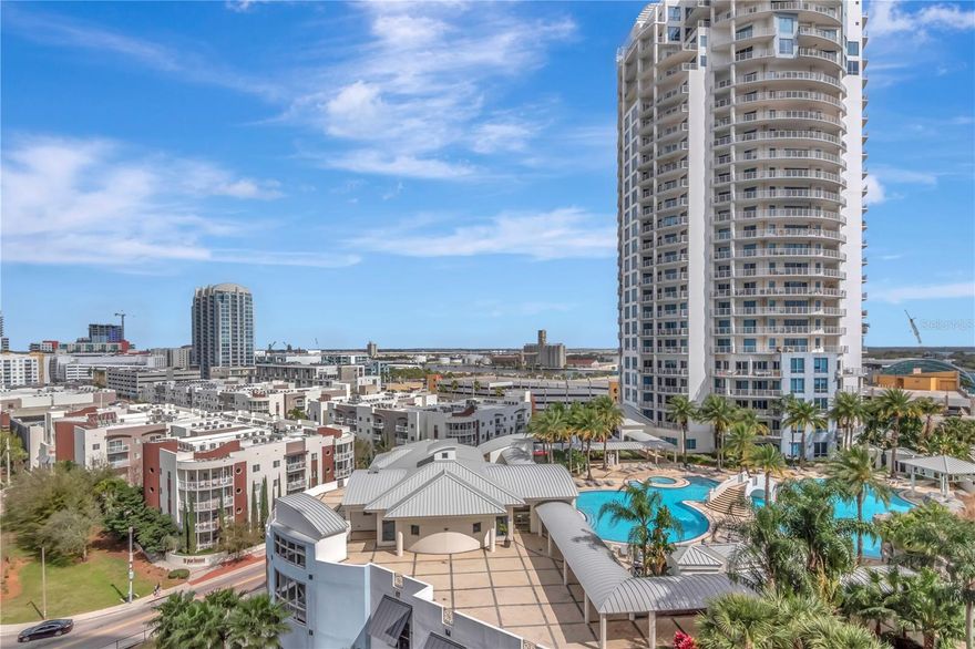 WELCOME HOME to the Towers of Channelside! Comfort and style intersect at this luxury condo on the 10th floor, where the
panoramic views of the the City of Tampa Bay and Water Street are yours to enjoy each sunrise and sunset. Don't miss this
opportunity to own one of few units that will have city skyline views of the upcoming phase 3 Water Street development. This
particular condo is not your ordinary two-bedroom unit, this unit was remodeled and designed from the lens of a professional
designer. The residence also includes two secured parking spaces in the garage. This Two-bedroom is both a very beautiful and
useful floor plan with large living areas and two very large en suite bathrooms ! Interior features include two master suites, each with
their own en suite bathroom, very large closets, and access to the 278 sq/ft. wrap-around terrace. Other prime features include a
separate powder room for guests, tile throughout the kitchen, living areas, and bathrooms, as well as granite counter tops in the
fabulous kitchen. Turn the key to a high-end home with city skyline views in an up and coming neighborhood that will continue to
boom right before your eyes! Enjoy the benefits of living in a building community, while relishing the privacy that accompanies a
floor with few units. Come be a part of one of the most luxurious high-rise communities Tampa Bay has to offer!
