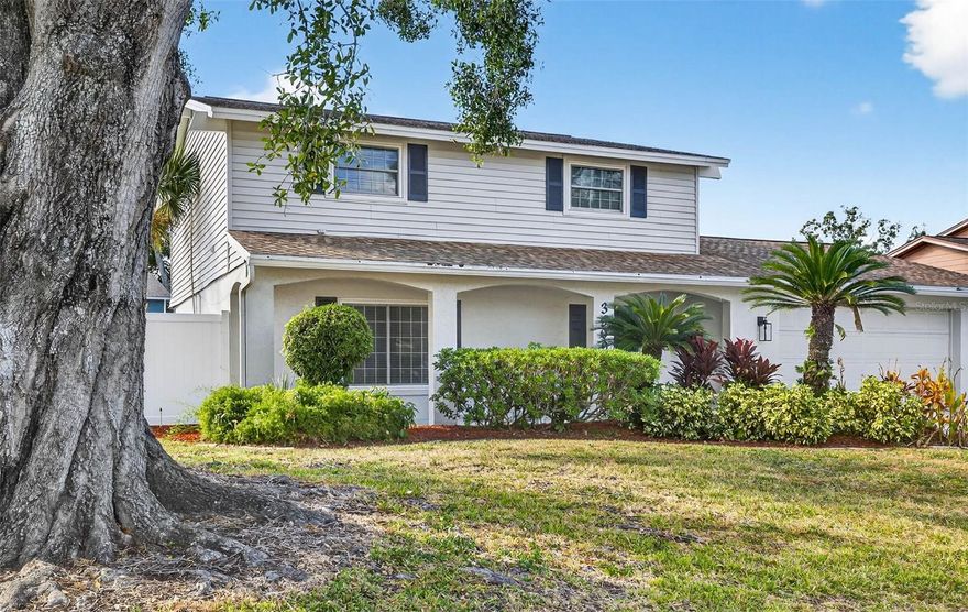 A MUST SEE 4/3 HOME! A buyer’s dream, with the perfect blend of timeless elegance and modern updates of the highest quality. Once you arrive, the property draws you in with all the upgrades and surprises you with the fabulous private Outdoor Space completely fenced in large yard with a sparkling oversized newly resurfaced Pool! Whether you are hosting a gathering or enjoying a quiet evening at home, this home will never get old! The abundance of natural light follows you inside creating a spacious and inviting atmosphere throughout, one your guest will experience as soon as they walk through the new doors. The Chef’s Kitchen is a showpiece, completely gutted and remodeled in 2025 with custom cabinetry, sleek upgraded quartz countertops, porcelain floor, upgraded stainless steel appliances, large walk-in pantry and breakfast dining are- all making both cooking and entertaining effortless. With an overabundance of Kitchen space and separate large Formal Dining Room, there’s space for everyone. Love to entertain or just enjoy family time? The oversized Family/Flex Room will be the spot. The Flex Room features a built-in full bar, water/sink, flex mini frig, marble countertop & backsplash w/custom LED lighting and beautiful barn doors, simply gorgeous! The Flex Room could also be used for an office/gym/nursery or playroom. With access to the downstairs upgraded FULL Bath and covered Lanai, it’s a perfect addition. Upstairs, the Primary Suite offers privacy and comfort complete with a beautifully renovated spa-inspired en-suite Master Bath w/ upgraded tile & finishes, plus dual vanities. 3 Additional upstairs Bedrooms, w/ access to a newly remodeled Full Bath, are generous in size w/ ample closet space. New doors throughout, upstairs w/ all new flooring, and the home’s air vents were professionally cleaned. Located on a quaint fenced-in oversized corner lot w/ easy access in/out of the community, plus near a great schools, Bob Sierra YMCA, Northdale Golf Course and Parks and Rec Center, as well as Whole Foods Market to only name a few. NO CDD, NO HOA required! Come see before it’s gone! List of additional improvements available upon request.