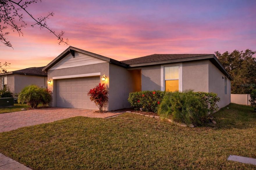 One or more photo(s) has been virtually staged. Welcome to 1028 Kobuk Street, a well maintained three bedroom, two bath home built in 2020 and ideally located on a quiet cul de sac. This thoughtfully designed home features a large flex room that can easily be converted into a fourth bedroom, media room, home office, or family room, offering exceptional versatility to meet your lifestyle needs.

Unlike many homes in the community, this property is a high quality Meritage built home, known for energy efficiency and solid construction. The home also offers the added privacy of no rear neighbors, creating a peaceful setting rarely found.

Conveniently located near shopping, dining, and major roadways, including Highway 27 and I 4, the home provides easy access to the theme parks and surrounding areas. Residents also enjoy access to a community pool, adding to the neighborhood appeal.

This is a fantastic opportunity to own a newer home with flexible living space, quality construction, and an outstanding location.