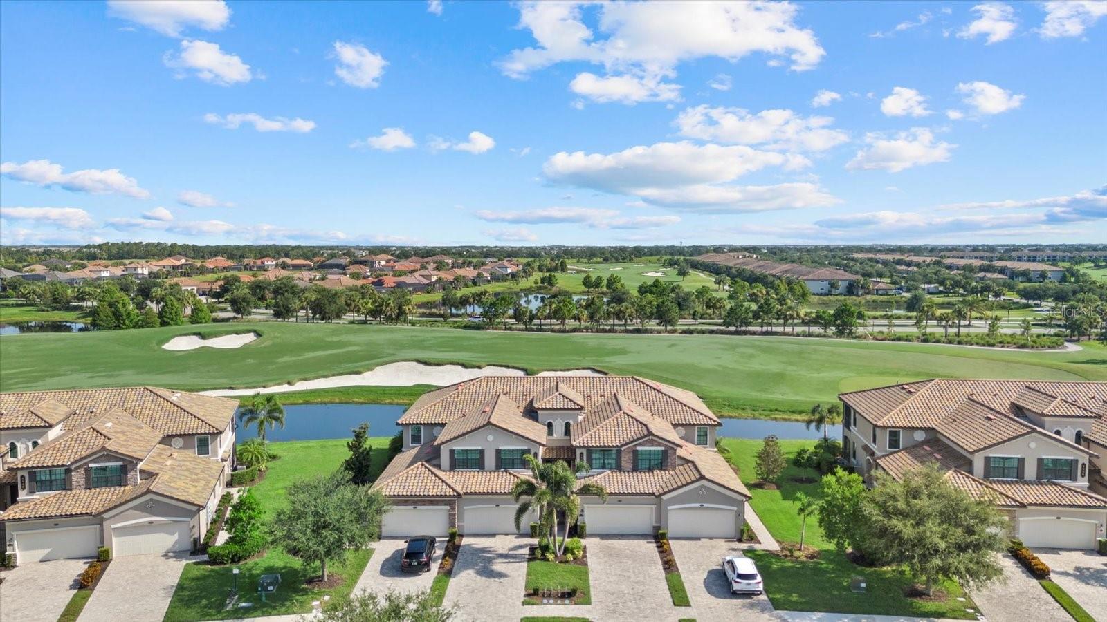 Enjoy luxury living in this beautifully renovated 3-bed, 2-bath home in the gated community of Lakewood National Golf Club. Perfectly positioned on the 18th hole of the Commander Course, this residence combines elegance with resort-style living. Recent upgrades include a renovated kitchen with Thermador range and new stainless appliances (2025), a complete second bathroom remodel, LVP flooring throughout, plantation shutters, and a custom TV wall in the living room. Additional highlights: upgraded washer/dryer, remodeled stairway and entry, and epoxy-coated garage floor with tandem space ideal for a golf cart or workshop. Residents enjoy access to two Arnold Palmer-designed golf courses, a resort pool with waterfalls and dining, a full-service spa, fitness center, tennis, pickleball, and a grand clubhouse with fine dining and social events. Whether full-time or seasonal, this home offers the perfect blend of comfort, style, and community.