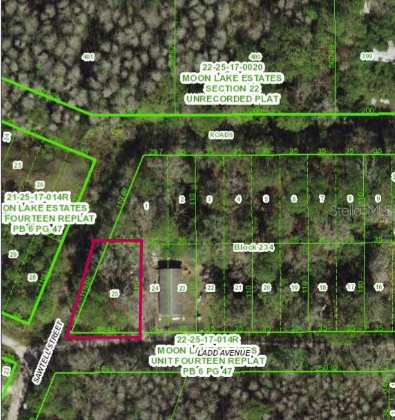Welcome to this serene large corner lot, measuring 0.16 in Moon Lake New Port Richey. This is a quiet secluded lot but oh so close to all the amenities needed. Suncoast Parkway on ramp a short drive as well as shopping, dining out, golf and local beaches and close schools. This is a perfect subdivision for anyone who loves outdoor activities, with Moon Lake Park just a short drive away, offering a boat ramp, picnic areas, and a sandy beach for family fun. Come and take a look to build your next lovely home!