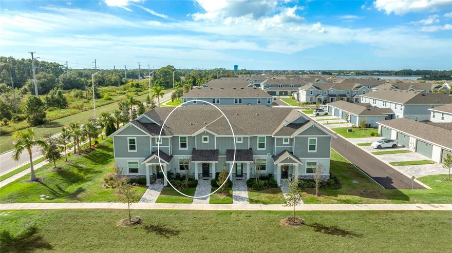 Welcome to one of the most desirable opportunities in all of Sarasota County. This beautifully upgraded 3-bedroom, 2.5-bathroom townhome is located in Nautique at Waterside, right in the heart of the award-winning, master-planned community of Lakewood Ranch. Built for comfort, style, and peace of mind, this home features all hurricane-impact windows and doors, an enclosed and fully screened-in lanai, and an attached two-car garage complete with epoxy-sealed flooring and paver driveway. Inside, the floor plan lives large with an open-concept great room, a full-size kitchen and 3 dining areas one at the L-shaped bar and another at the island and designated dining room. Upstairs, the primary suite is truly impressive, stretching 17 ft wide by 14 ft deep. You'll enjoy a spacious en-suite bathroom with walk-in shower and a custom built-in closet designed for maximum efficiency. Two additional guest bedrooms are located on the same floor with their own designated full-size bathroom featuring a tub. This home has been thoughtfully enhanced with upgrades, including new lighting fixtures and dimmers, modern ceiling fans, upgraded faucets, new kitchen sink and hardware throughout, a gorgeous marble kitchen backsplash, a stylish great room wall decal and fresh paint, plus custom designer wallpaper behind the great room TV and bar. The laundry room also offers custom cabinetry for added convenience. If the home itself isn't enough, its location is unmatched. You're just a short walk to the community's resort-style amenities: pool, dog park, pickleball courts, playground, and the brand-new dock with a water taxi that takes you straight to Waterside Place. Speaking of Waterside Place, you're only a 15-minute walk from some of the best restaurants and local experiences in the area, including Osteria 500, Good Liquid Brewing Company & Distillery, Deep Lagoon, and Agave Bandido. Enjoy coffee shops, a gourmet Italian market, retail, a beer and wine bar, and endless events every week. Waterside Place hosts the #1 farmers market in the United States every Sunday, Ranch Night on Wednesdays, and live music every Friday and Saturday plus seasonal festivals and celebrations. You're also just 5 minutes to Lakewood Ranch Main Street, 10 minutes to University Town Center (UTC) and the brand-new Mote Marine Aquarium, 25 minutes to Downtown Sarasota and 30 minutes to Lido Key and Siesta Key. This location is as good as it gets closer to Sarasota and its beaches than any other area within Lakewood Ranch. Reach out today to secure your showing.