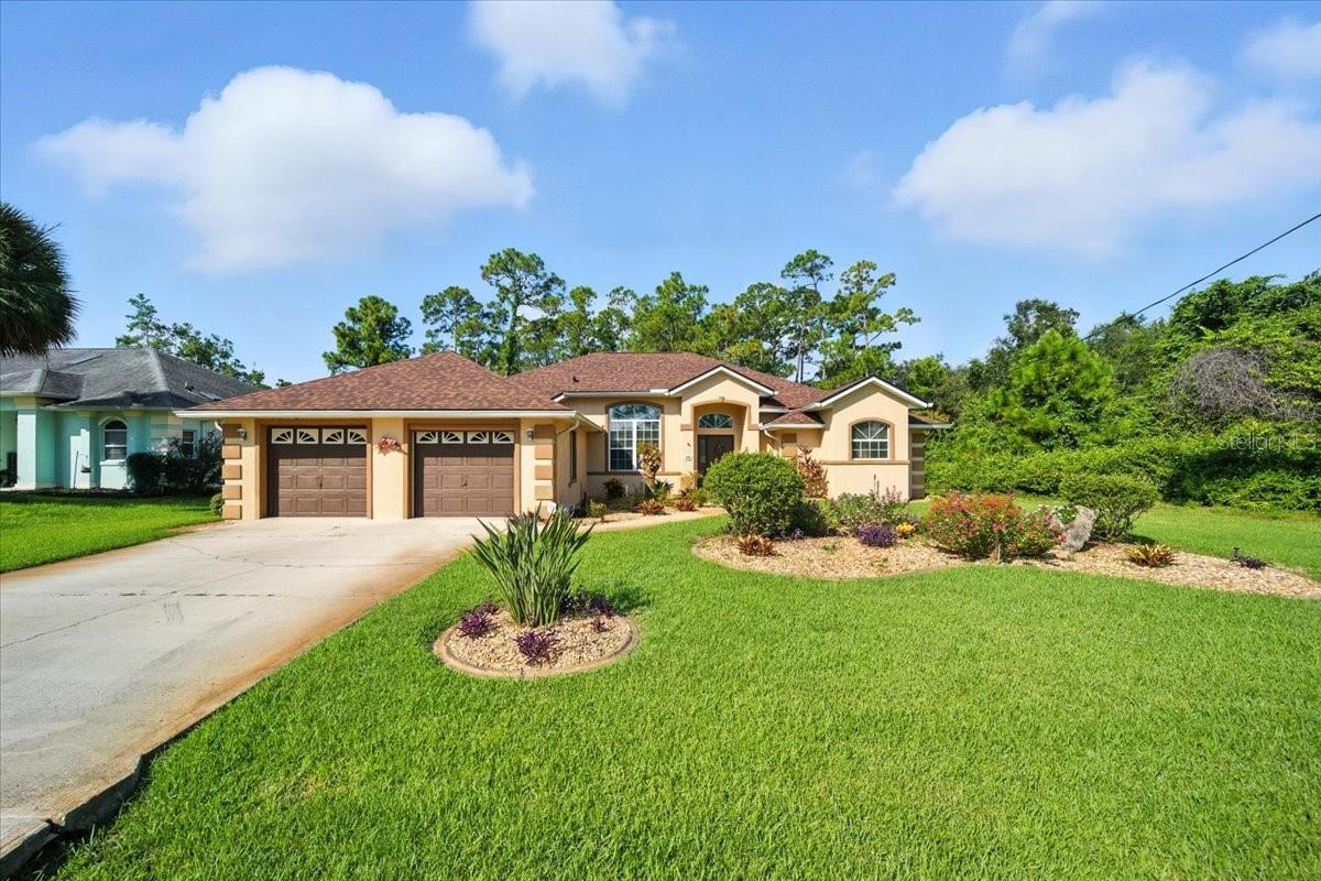 Welcome to 14 Fords Way, a stunning custom-built home in the highly desirable F-Section of Palm Coast.
This spacious residence offers 4 bedrooms, 2 bathrooms, and showcases striking architectural details throughout—including soaring ceilings, oversized windows that flood the home with natural light, and an inviting open floor plan designed for both comfort and style.
Step outside to the expansive screened-in lanai, perfect for entertaining or simply enjoying quiet evenings surrounded by nature. The property backs up to a serene state preserve, ensuring unmatched privacy and a peaceful backdrop that sets this home apart.
Conveniently located near shopping, dining, pristine beaches, and all the amenities Palm Coast has to offer, this property combines elegance, functionality, and location. Whether you’re looking for a family home or a private retreat, this residence is truly a must-see.