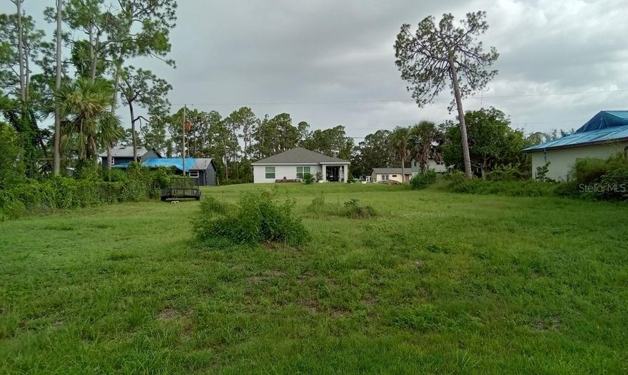 Water is Available, No flood zone, is located within close proximity to boat ramps, waterways, parks and recreation areas. With restaurants, medical facilities, schools, shopping, and all the entertainment you could need within minutes, the Punta Gorda Airport being less than an hour away, is just the icing on the cake. This lot comes with a beautiful view and land that you can build and grow on to harvest some famous southern shade under future trees. This lot is perfect as anyone’s forever, first, or second investment property. No fixed bridges.