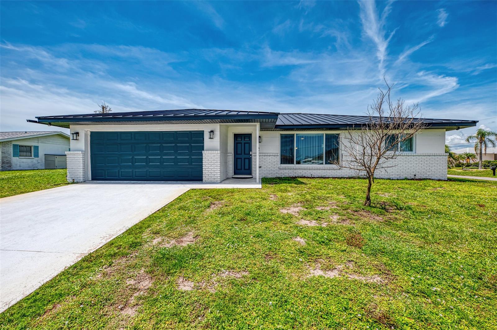 Gorgeous 3-bed, 2-bath home near Venice Beach, fully renovated in late 2024 with modern upgrades, and a motivated seller offering $6,000 as a concession to help with closing costs! Features a new HVAC, water heater, dishwasher, and sprinkler system. The kitchen shines with recessed lighting, quartz countertops, and a waterfall edge. Freshly painted interior and exterior, with updated bathrooms boasting new vanities and plumbing. No HOA, top schools, and less than 10 minutes from the beach—seize this contemporary treasure!