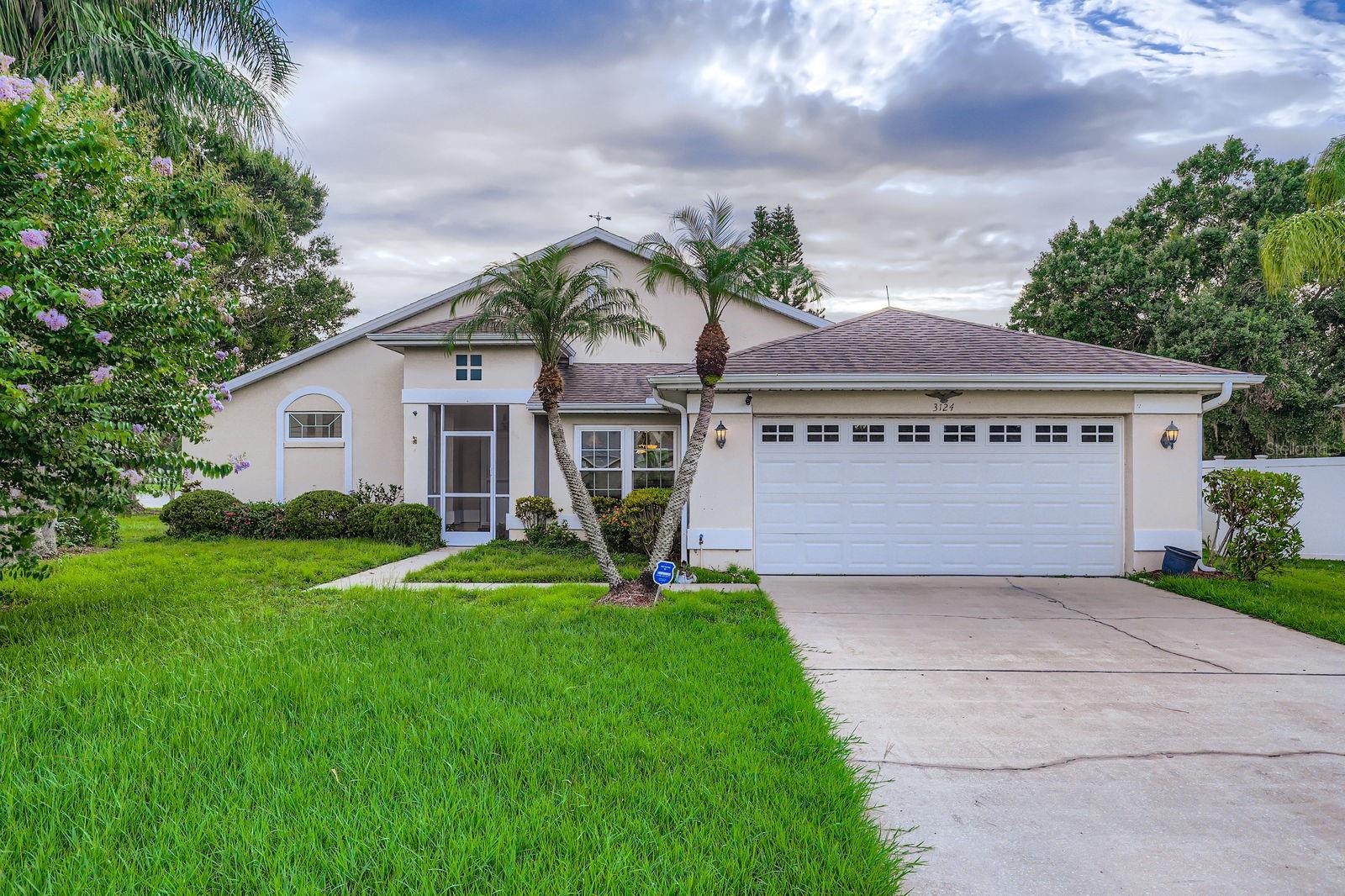 Welcome to this stunning one-level 3-bedroom, 2-bathroom home offering the perfect blend of comfort, style, and location. Nestled in the desirable Strafford Park with easy access to parks, dining, shopping, entertainment, 417, and the Turnpike, this home is designed for relaxed Florida living. Step inside to a bright, open-concept layout with vaulted ceilings and abundant natural light. The heart of the home features a spacious kitchen with granite countertops, all appliances included, and a cozy breakfast room ideal for morning coffee or casual dining. Retreat to the owner’s suite, complete with dual vanities and serene views of the lake. Two additional bedrooms provide flexible space for additional bedrooms, guests, or a home office. Step outside to your own private oasis—a screened-in pool with a peaceful lake view, perfect for year-round enjoyment, entertaining, or simply unwinding at the end of the day. With its thoughtful layout, modern finishes, and unbeatable location, this home is a must-see.