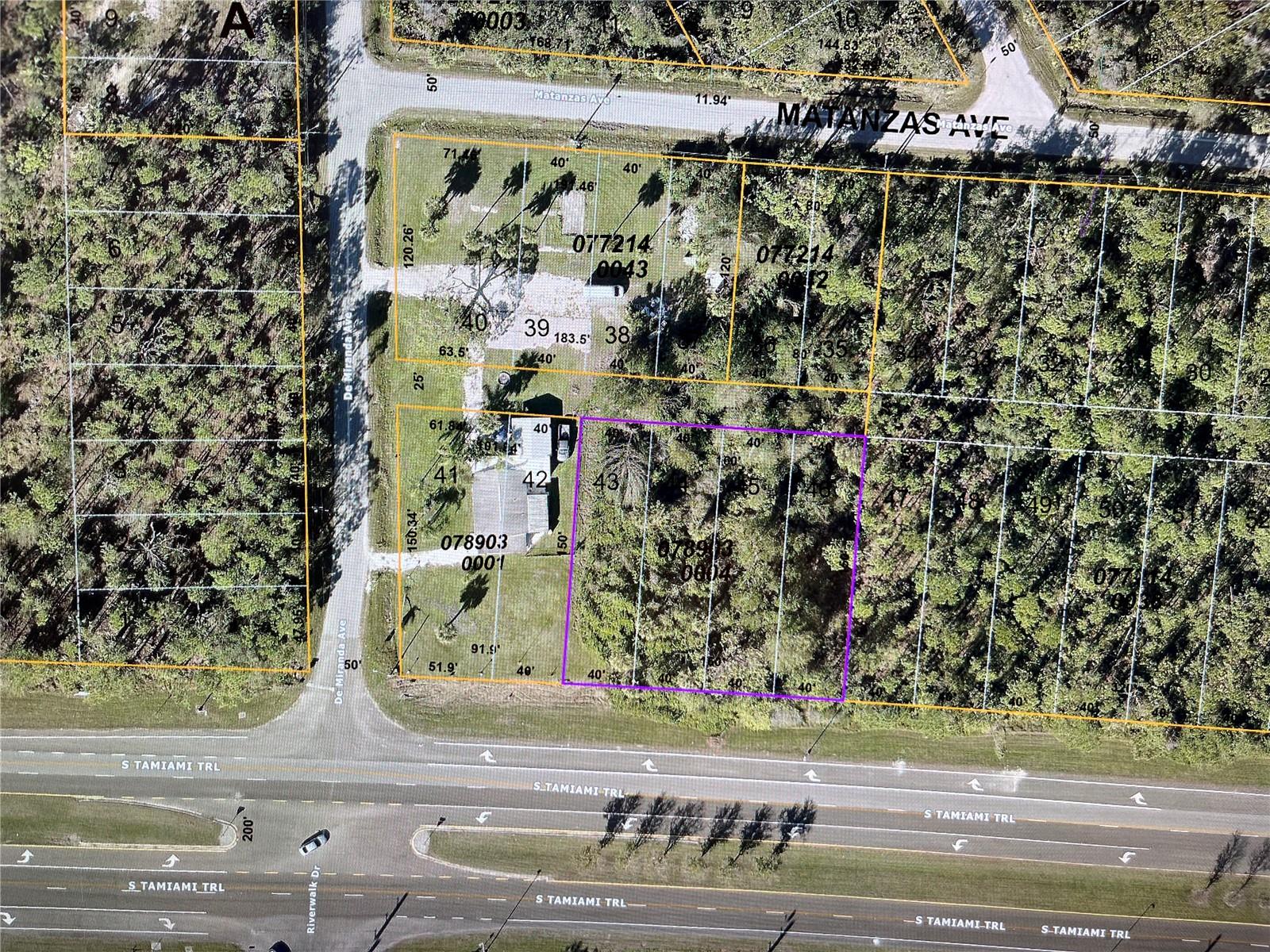 COMMERCIAL OPPORTUNITY! Prime Commercially Zoned Property with US-41 Frontage located in Warm Mineral Springs, North Port. Place your business in the hottest market on the West coast of Florida. Located just south of the West Villages and the Atlanta Braves New Spring Training Facility. North Port has the largest population of any of the cities in three counties: Sarasota, Charlotte, and Desoto counties.
11151 Tamiami trail(front)LOTS 43 44 45 & 46 BLK B WARM MINERAL SPRINGS UNIT 60, 11150 Matanzas Ave (back)LOTS 35 & 36 BLK B WARM MINERAL SPRINGS UNIT 60