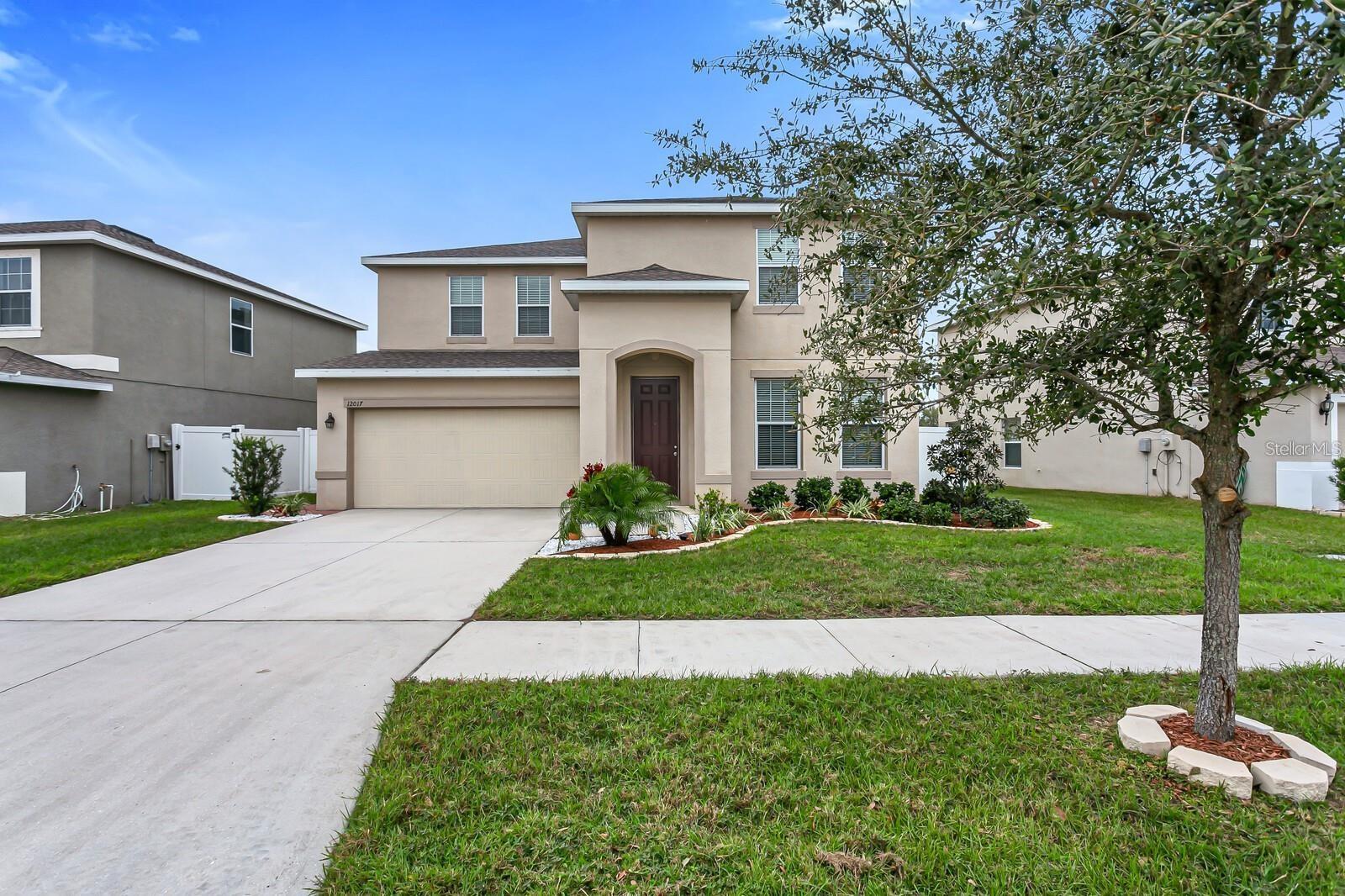 This gorgeous, immaculate home is in a great location! Home will be rented as vacant. Carriage Pointe community is easily accessible to I-75, US 301 and US 41 making Conveniently accessible to work, schools, major hospitals, shopping, beaches and beyond! The community offers Resort Style Pool, Fitness Center, Clubhouse, playground, basketball courts and miles of sidewalks with panoramic water & conservation views! Spacious 5 Bedroom 3.5 Bath, 2 Car Garage Sanibel model built by Ryan Homes features. huge Great Room, Large Kitchen equipped with Stainless Steel appliances, granite island & a Walk-In Pantry, as well as a bedroom suite with attached bathroom for the privacy of your guests, in-laws or family member(s) Beautiful water views with no rear neighbors gives the home a very nice privacy setting. The Master retreat has awesome views overlooking the water. The loft on the second floor is very spacious for the family to enjoy. All bedrooms have ceiling fans. The home has double-pane glass in windows & sliding doors. Hurricane panels come with the house. Besides the purification through a water softener, system the kitchen has Reverse Osmosis purifier. The home has plenty of room for a pool! THE HOME IS AVAILABE NOW, HOWEVER MUST BE APPROVED WITH HOA AS WELL. THE HOME WILL NOT LAST. COME MAKE IT YOURS TODAY!