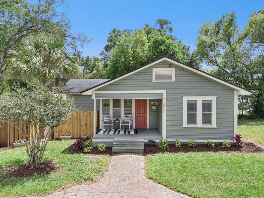 Welcome to 2000 Page Ave, a charming and thoughtfully updated 3-bedroom, 1.5-bath bungalow in one of Orlando’s most convenient and connected locations. This home blends historic character with practical modern upgrades, featuring LVP FLOORING THROUGHOUT, updated electrical and plumbing, extra attic insulation, a TANKLESS GAS WATER HEATER, newer dishwasher and refrigerator, a 1-YEAR-OLD AC, and a roof that is only 6 YEARS OLD. The inviting front porch opens into a bright and flexible interior with multiple living, dining, and work-from-home spaces, while the updated bathroom offers a spacious glass-enclosed walk-in shower and dual-sink vanity. The kitchen provides stainless steel appliances, gas/tankless efficiency, and easy access to the laundry and utility area. Out back, the home truly shines with a NEW TREX DECK overlooking a HUGE FENCED BACKYARD, complete with a wide gate for boat, trailer, or extra storage access. A detached 22’ x 10’ building with power and ethernet hookup adds incredible versatility as a home gym, office, studio, workshop, or creative space. Located near the highly desirable SoDo / Hourglass / Curry Ford West area, this home puts you close to local restaurants, breweries, coffee shops, food trucks, schools, and neighborhood favorites. Enjoy easy access to Hourglass Brewing, Foxtail Coffee, F&D Woodfired Italian Kitchen, Claddagh Cottage, À La Cart SoDo, Lake Como K-8 School, Boone High School, SODO, the Milk District, downtown Orlando, and major commuter routes. With major systems already addressed, flexible indoor space, and a backyard built for entertaining, storage, and everyday living, this property offers a rare combination of charm, updates, lifestyle, and location in the heart of Orlando.