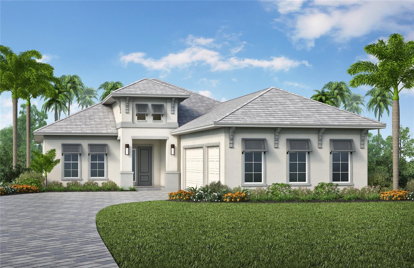 Under Construction. Welcome to Wild Blue at Waterside, where luxury coastal living meets natural beauty. Stock Luxury Homes presents an exquisite blend of timeless architecture, semi-custom details, and expansive open spaces. This stunning Birchwood III inventory home features 3 bedrooms, 2.5 bathrooms, a spacious Great Room, elegant Dining area, and a dedicated Study Enjoy seamless indoor-outdoor living with a generously sized outdoor space complete with a pool and spa, plus a 3-car garage. Estimated completion February/March 2026