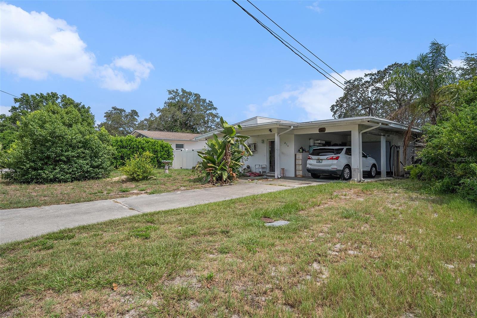 Charming Ranch-Style Home in Baywood Village. HEATED POOL. Minutes to Beaches & Trails!
Welcome to 224 Timberlane Dr, a beautifully maintained 4-bedroom, 1.5-bath single-level block home located in the desirable Baywood Village community of Palm Harbor. This move-in-ready home sits on an approx. 6,300 sq ft lot and perfectly blends comfort, charm, and the relaxed Florida lifestyle.
Enjoy life in one of Palm Harbor’s most welcoming, golf-cart-friendly neighborhoods, with optional HOA membership at just $75/year. Baywood Village offers fantastic amenities including a community clubhouse, playground, and exciting neighborhood events like golf cart parades, chili cook-offs, and fishing tournaments. A brand-new multi-sport/pickleball court is also coming soon!
This home boasts solid block construction and remained high and dry through recent hurricanes. No water intrusion reported. With no leasing restrictions and no deed restrictions, it’s an excellent option for a primary residence, vacation getaway, or investment property (Airbnb/VRBO friendly). Bring your RV, boat, or golf cart. There’s room to enjoy it all!