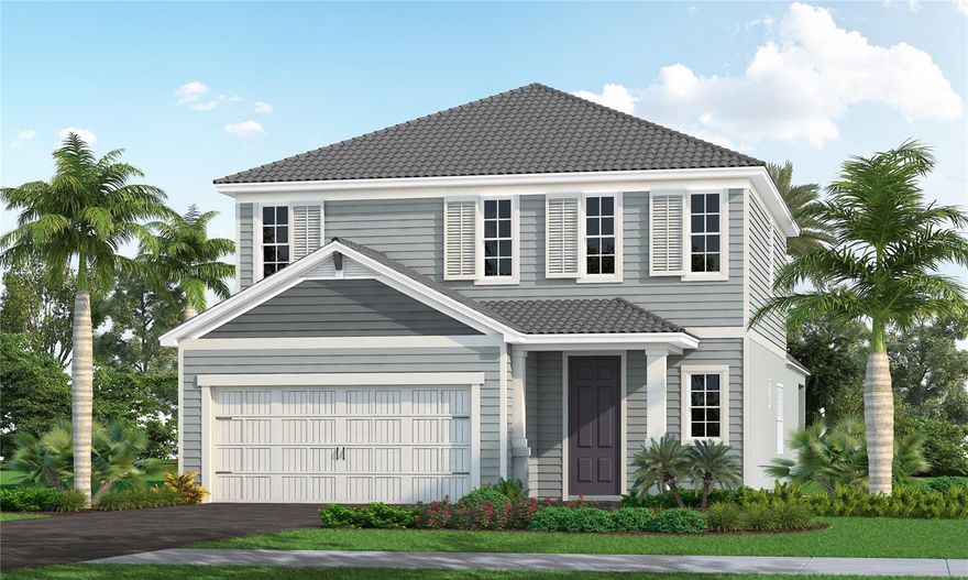Under Construction. Stunning Heritage by Neal Communities in the premier community of Windward at Lakewood Ranch! This 2,428 sq. ft. home features 4 bedrooms, 2.5 baths, a den, and a 2-car garage. The open-concept floor plan showcases a designer kitchen with Timberlake Kinsdale White cabinets, Ethereal Glow quartz countertops, GE stainless steel appliances , and a modern tile backsplash. Wood-look tile flooring flows through the main living areas, leading to an extended covered lanai with a fully built-in outdoor kitchen, perfect for entertaining. The spacious owner’s suite offers a luxurious bath with quartz countertops, a frameless shower, and upgraded tile. Additional features include impact windows, 8’ interior doors, and upgraded lighting throughout. Windward residents enjoy resort-style amenities—two pools, pickleball, tennis, fitness center, and scenic trails.