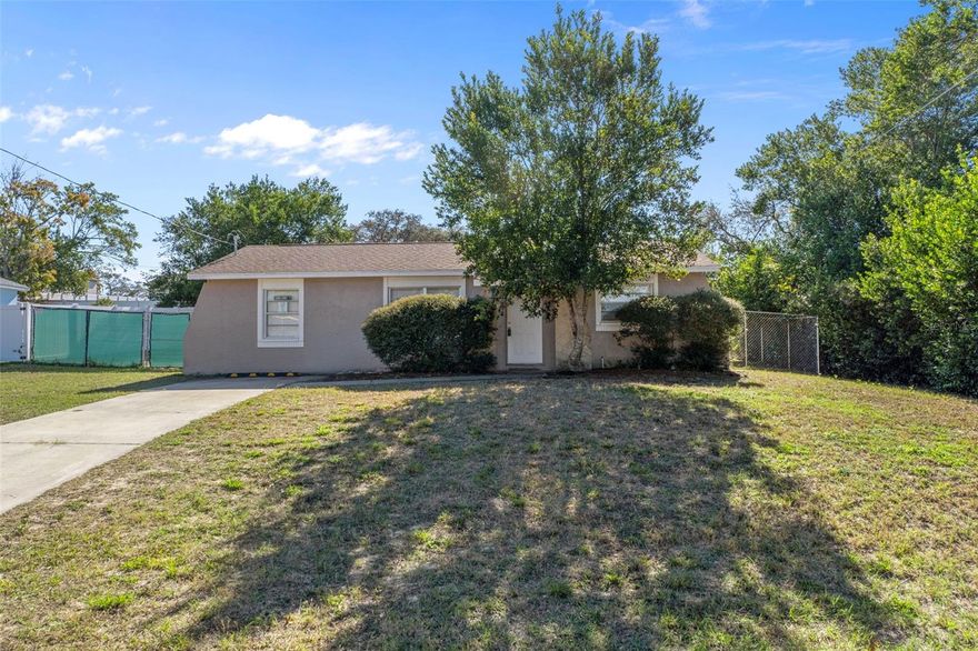 One or more photo(s) has been virtually staged. Charming POOL Home in a PRIME Spring Hill LOCATION! Welcome home to this inviting 3-bedroom, 1-bath pool home tucked away in the heart of Spring Hill. Whether you're running errands, meeting friends for dinner, or heading out for a day of fun, you'll love being just 10-15 minutes from Highway 598, shopping, dining, and local attractions. As you step inside, you're greeted by a BRIGHT, OPEN living space that flows effortlessly into the dining area and kitchen—perfect for cozy nights in or hosting friends and family. The SPLIT FLOOR PLAN offers a thoughtful layout, with the primary bedroom set apart for added privacy, two additional bedrooms, and the bathroom conveniently located down the hall. Walk outside and imagine your mornings or evenings in the SPACIOUS, FULLY FENCED BACKYARD, offering both privacy and peace of mind. The true showstopper is the SPARKLING POOL and covered lanai—an ideal spot to unwind, entertain, or cool off during sunny Florida afternoons. This home is full of charm and comfort, offering a relaxed lifestyle that truly captures the best of Florida living. Schedule your private showing today and see why this could be the perfect place to call home!