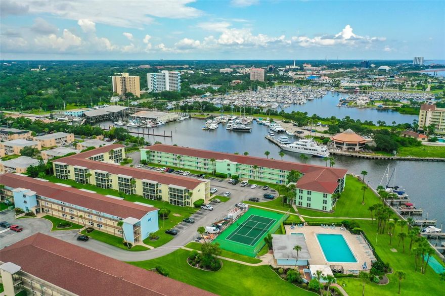 ENJOY VIEWS OF THE HALIFAX RIVER AND MARINA FROM THIS FURNISHED, DIRECT RIVERFRONT CONDO. THE INTERIORS INCLUDE A BEAUTIFUL, OPEN FLOOR PLAN FEATURING QUALITY UPGRADES NOT USUALLY SEEN IN THIS PRICE POINT. THE OWNER'S SUITE WILL ACCOMMODATE KING SIZE FURNISHINGS BOASTING WATER VIEWS! THE DREAM KITCHEN HAS BEEN UPGRADED AND MAKES ENTERTAINING A BREEZE! THE SPLIT BEDROOM FLOOR PLAN OFFERS PRIVACY AND CONVENIENCE TO THE KITCHEN. THE COMMUNITY POOL, BOAT SLIPS, TENNIS AND PICKLEBALL COURTS AND WALKING TRAILS ALLOWS COMPLETE ENJOYMENT OF THE FLORIDA LIFESTYLE. THIS SPECTACULAR WATERFRONT CONDO CHECKS ALL THE BOXES AND MAKES THE MOST OF FLORIDA'S TEMPERATE TROPICAL CLIMATE, WHILE INSPIRING EFFORTLESS INDOOR/OUTDOOR LIVING!

Square footage received from tax rolls. All information intended to be accurate but cannot be guaranteed.