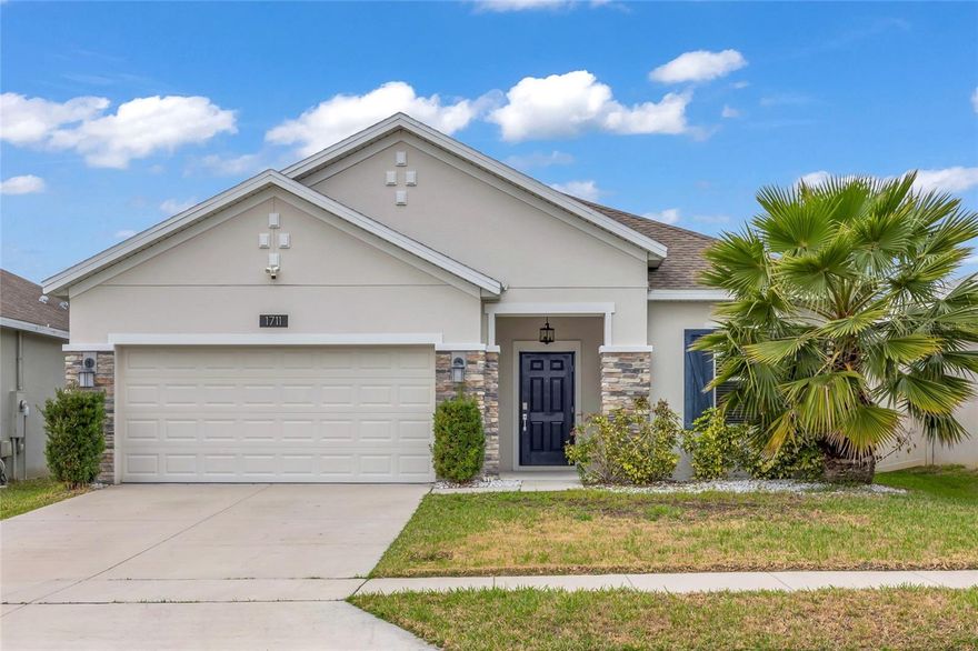Welcome to this beautiful 4-bedroom, 2-bath home built in 2021, located in one of the fastest-growing areas of St. Cloud in Central Florida. This move-in-ready property offers modern construction, energy efficiency, and a prime location near the highly desirable Lake Nona corridor.
One of the standout features of this home is the fully paid-off solar panel system, providing significant energy savings for the new owner. Enjoy the financial advantage of NO CDD and a low HOA, making this property an exceptional value.
Conveniently located just minutes from Lake Nona, with easy access to shopping centers, restaurants, entertainment, and major highways, including quick routes to Orlando International Airport and surrounding areas.
Whether you are looking for a primary residence or a smart investment in a rapidly expanding community, this home offers comfort, convenience, and long-term value.
Schedule your private showing today – this is a must-see!