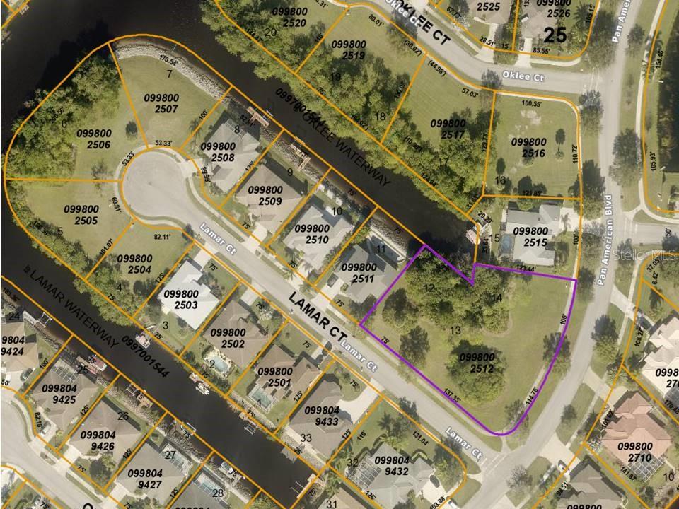ONE OF A KIND! OVERSIZED PARCEL including 3 lots. LOCATION! LOCATION!LOCATION! Enjoy 100 feet of canal frontage and direct access to the Myakka river from this sizable corner Waterfront Lots. HOA FEES ARE $610 a year. This oversized Residential Lot sits in a quiet neighborhood located in young and growing North Port, one of the most popular locations to live is just waiting for your dream home! NOT IN A FLOOD ZONE or HOA. Excellent location, peaceful neighborhood, minutes from I-75 & Tamiami Trail! Convenient to Florida’s best beaches, golfing, public boat ramps, marinas, shopping, physicians, water park, Atlanta Braves Practice Stadium, Tampa Bay Rays Practice Stadium, Historic Riverfront Downtown Punta Gorda & Fishermen’s Village, and a short drive to Sanibel, Venice, Fort Myers, and Boca Grande, etc. All information deemed reliable, but not guaranteed; buyer to confirm all.