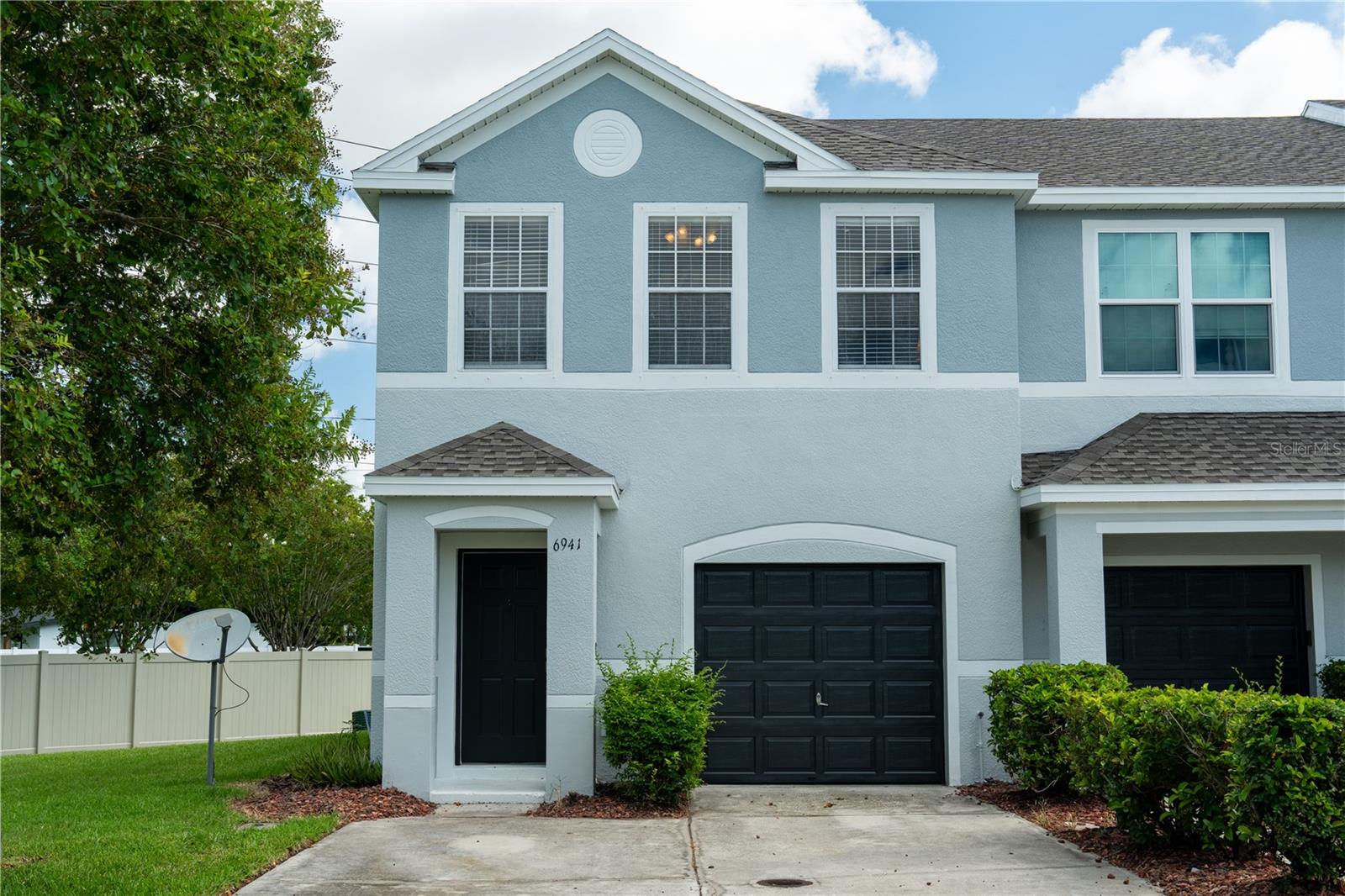 Available NOW! This 3-bedroom, 2.5-bath, 2-story end-unit townhome in Sawgrass Village offers 1,500+ sq ft of living space with a 1-car garage and two additional driveway parking spaces. The first floor features tile flooring, a half bath for guests, and a kitchen with wood cabinets, stainless steel appliances, pantry, breakfast bar, and dual sink with garbage disposal and a back porch to enjoy your morning coffee. Upstairs has a laundry room with WASHER & DRYER (INCLUDED), cabinets, with shelving; The primary suite includes walk-in closet, en suite bathroom with dual vanities, garden tub, separate tiled shower, and private toilet room; the two guest bedrooms are split on to their own side with an additional bathroom. PETS ALLOWED (2 max) with $100 non-refundable fee per pet. Community amenities include COMMUNITY POOL and dog park. HOA fee and lawn care are included in rent. TENANT RESPONSIBLE FOR WATER/ELECTRICITY/CABLE and TRASH, and re-key fee, and carpet cleaning fee. Located near Super Walmart, Publix, Home Depot, restaurants, medical facilities, and commuter routes. Rent is $2,595/month with $2,595 security deposit. Application fee is $50, and HOA approval fee is $75. Minimum 12-month lease. Requirements: full background, credit, income and rental history check. No flood insurance required.