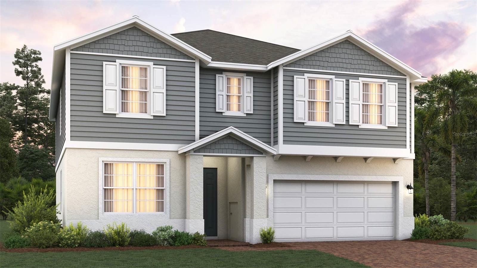 Under Construction. Welcome to The Sims—where elevated living meets everyday ease in the heart of Trinity Gardens, DeLand’s newest destination for high-quality homes and community connection. Crafted by Trinity Family Builders, a local builder known for thoughtful design, exceptional craftsmanship, and award-winning customer care, this stunning 6-bedroom, 4-bath residence offers a floor plan as flexible as your lifestyle. From the moment you arrive, the Elevation 3 exterior with elegant stonework makes a striking first impression. Step inside to discover a light-filled, open-concept layout with an expansive kitchen that flows seamlessly into the oversized family room—perfect for everything from casual weeknights to hosting game day. A convenient first-floor guest suite with a private bath ensures comfort for visiting friends and family, while the upstairs gathering room is an ideal retreat for movie nights, game tables, or simply unwinding. The spacious primary bedroom suite is your own private oasis, complete with the signature Trinity Luxury Retreat Shower—a spa-inspired experience you’ll look forward to every day. The Trinity Package Place provides secure delivery access and extra outdoor storage, a smart touch that enhances both peace of mind and functionality. Other standout features include an upstairs laundry room, optional home gym, and a covered lanai for enjoying Florida's indoor-outdoor lifestyle. Located in Trinity Gardens, you'll enjoy walkable access to resort-style amenities including a sparkling pool and cabana, dog park, playground, and scenic walking trails that wind past conservation wetlands—all just minutes from Downtown DeLand, I-4, and less than 25 miles from the shores of New Smyrna Beach. Every Trinity Family Builders home includes the Trinity Triple Advantage—energy-smart features, spa-quality bathrooms, and innovative touches like the Package Place—all designed to make your home more efficient, more comfortable, and more you. The Sims is more than a floor plan—it’s a home built for real life, in a community built for living. Schedule your tour today and see why Trinity Family Builders is Central Florida’s trusted choice for better living.