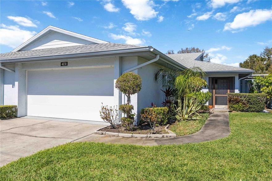 Spacious Villa in Center Gate Village, Sarasota
Discover privacy, convenience, and long-term potential in this well-positioned villa, nestled near to shopping and services within one of Sarasota’s most established communities. This home sits on a generously sized lot, in a well Maintained Community offering peaceful surroundings and abundant greenspace, all just steps from the community pool yet set back for that added peace and quiet.  Inside, you’ll find a spacious main Dining and Living areas that seamlessly connects to a sun-filled lanai space, perfect for enjoying the natural backdrop. The kitchen features granite Countertops with ample space with an eat-in area, while the split-bedroom layout provides separation between the primary suite and your guest accommodations. The primary bedroom boasts a walk-in closet and en-suite bathroom for a total retreat.  This 2 Bedroom / 2 Full Bathroom home delivers on comfort and privacy still with plenty of potential for customization.  The attached true two-car garage boosts ample space and also conveniently houses the laundry.   Other recent updates include a newer roofs throughout the Community.  Book your Showing Today and secure that Sarasota address for your next home.