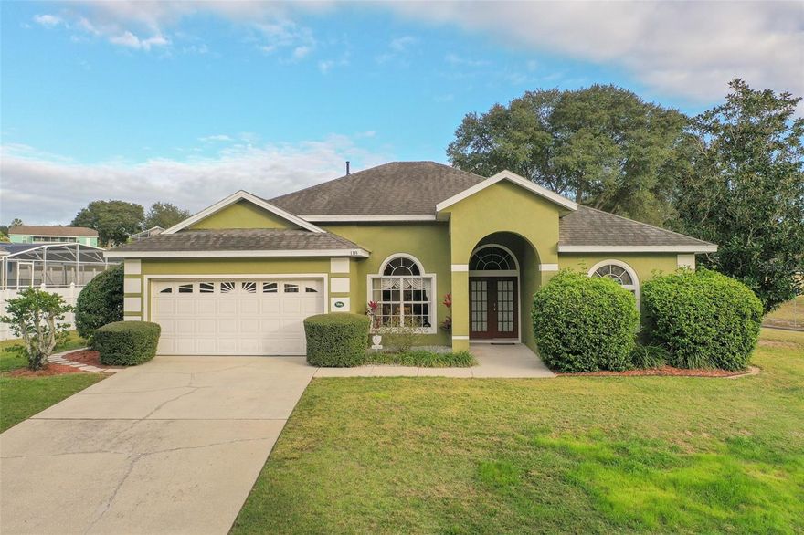 Experience the ultimate Florida lifestyle in this excellently maintained 4-bedroom, 3-bathroom retreat, perfectly situated on an expansive 0.3-acre oversized lot in a remarkably quiet and peaceful location. From the moment you step inside, you are greeted by a bright and airy living room that serves as the home's true centerpiece, boasting soaring vaulted ceilings and a sprawling footprint that makes it ideal for both grand entertaining and cozy family nights. The gourmet kitchen is a showstopper, beautifully appointed with crisp white shaker cabinetry, elegant stone countertops, and premium stainless steel appliances, all flowing seamlessly into the dining areas for an effortless open-concept feel. Tucked away for maximum privacy, the impressive primary bedroom offers a serene escape, featuring generous room dimensions that easily accommodate king-sized furnishings and a spa-like ensuite bath. Beyond the interior, the home extends into a massive screened-in outdoor oasis, showcasing an exceptionally large pool and a sprawling sun deck designed for soaking up the sun in total tranquility on your significant acreage. With its pristine condition, large room sizes throughout, and a professionally equipped game room, this property is a rare find that offers the perfect balance of luxury, space, and seclusion.