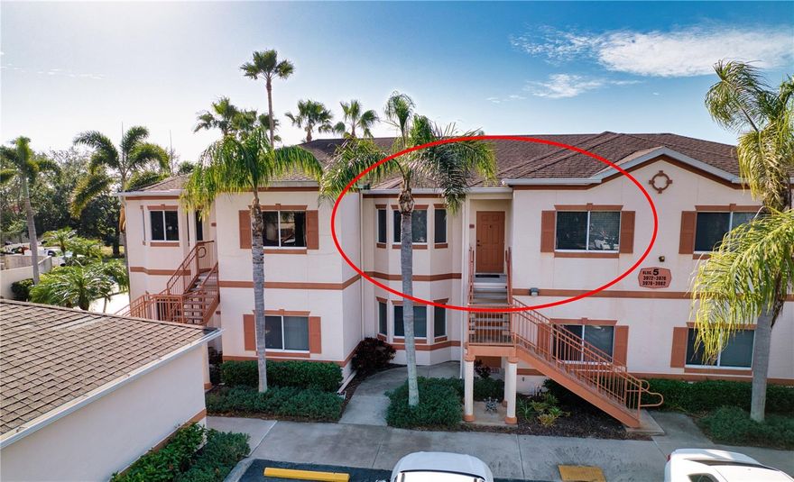 Welcome to this beautifully maintained 2/2 condo in a secure gated community, offering comfort, convenience, and modern living. This spacious top floor unit features an open-concept layout with abundant natural light, a well-appointed kitchen with ample cabinetry, and a comfortable living area perfect for relaxing or entertaining. The bedrooms are generously sized with excellent closet space. Enjoy added conveniences such as in-unit laundry, dedicated parking, and access to community amenities including a sparkling pool and secure entry. Located in a desirable area close to shopping, dining, public transportation, and major highways, this condo is ideal for first-time buyers, downsizers, or investors. Just 5.5 miles to Siesta Beach and village. Move-in ready and thoughtfully designed, this condo offers low-maintenance living without sacrificing style or comfort. Don’t miss your opportunity to own a fantastic condo in a sought-after location.