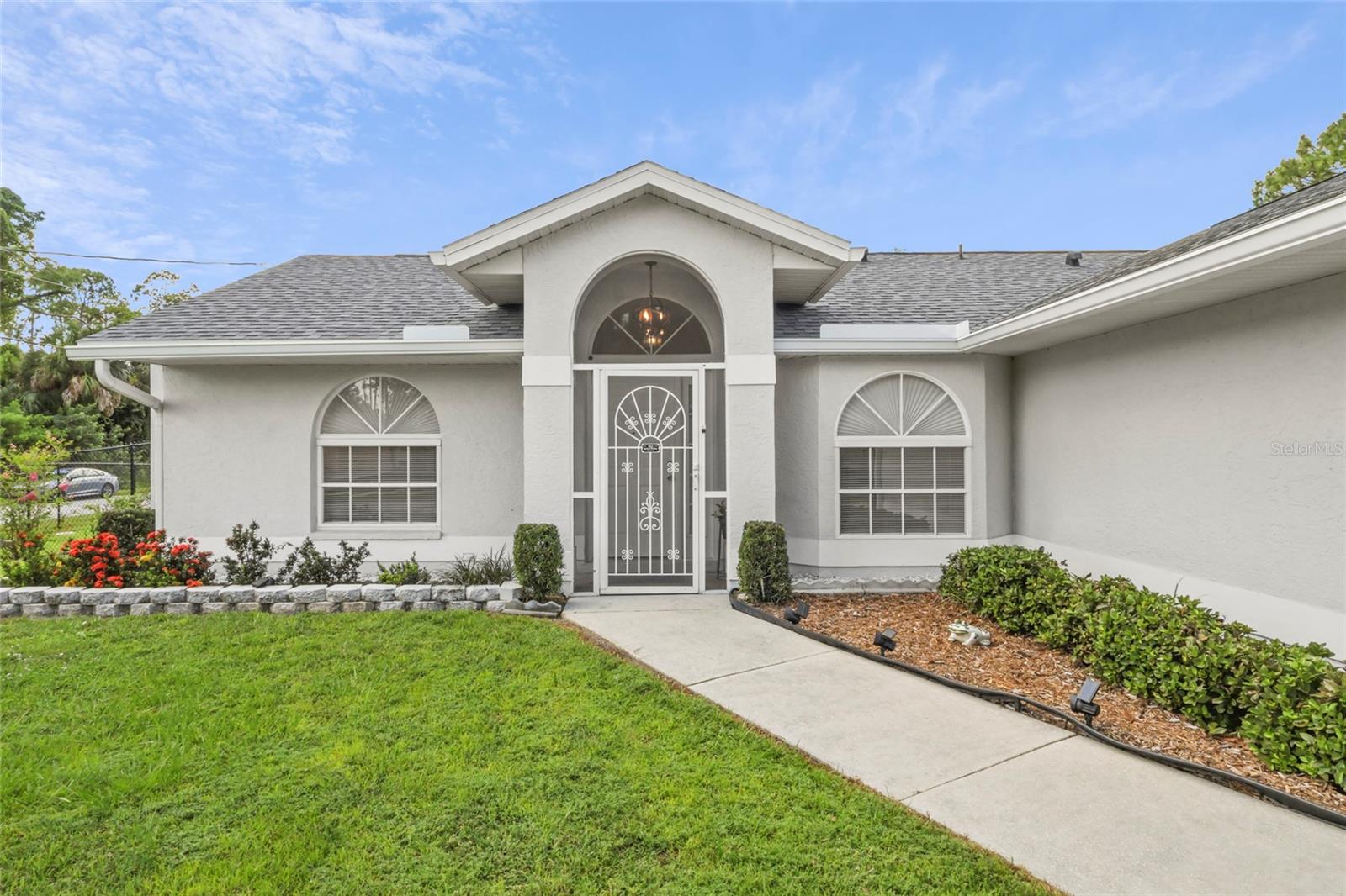 Welcome to 4317 Eldron Ave. This stunning 3 bedroom, 2 bath, split-plan home is a true paradise. With a 2-car garage, a fantastic pool, and a lanai, it's the perfect place to call home. The kitchen has a great layout, and a space for a small table. There is additional dining space at the breakfast bar and the dining room table. The entire backyard is fenced with a chain-link fence, providing a private oasis. The owner has lovingly maintained the home, keeping it in pristine condition. This home is in close proximity to the new North Port Division of Sarasota Memorial Hospital on Sumter, as well as a variety of restaurants and churches. Don't miss out on this one.