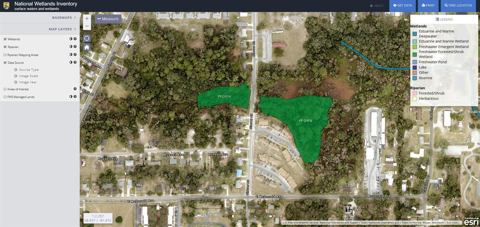 EUSTIS TAYLORS SUB - Land