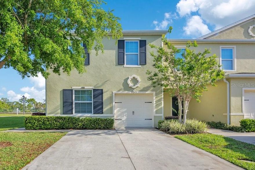 Corner unit with fenced patio and no rear neighbors near Disney! Welcome to this beautiful townhome located at 9043 Carlota Way, Kissimmee, FL 34747, in the desirable Murano at Westside community. Built just 5 years ago, this modern home offers the perfect combination of comfort, efficiency, and location.

The property offers 3 spacious bedrooms and 2.5 bathrooms, along with 18”x18” ceramic tile flooring on the first floor and durable vinyl flooring upstairs, with no carpet throughout—ideal for easy maintenance and everyday living. The open-concept layout creates a bright and functional space perfect for entertaining or relaxing.

Enjoy additional privacy with no rear neighbors and a fenced patio, ideal for outdoor gatherings or quiet evenings at home. As a corner unit, the property benefits from extra natural light and enhanced privacy.

Murano at Westside includes community amenities such as a resort-style pool, cabana, and playground, and is conveniently located near shopping, dining, major highways, top-rated schools, and Orlando’s world-famous attractions, including Walt Disney World just minutes away.

Seller is open to contributing toward buyer’s closing costs with an acceptable offer, adding extra value for buyers.

An excellent opportunity for a primary residence, second home or investment property in one of Kissimmee’s fastest-growing areas. 

Don’t miss this opportunity!