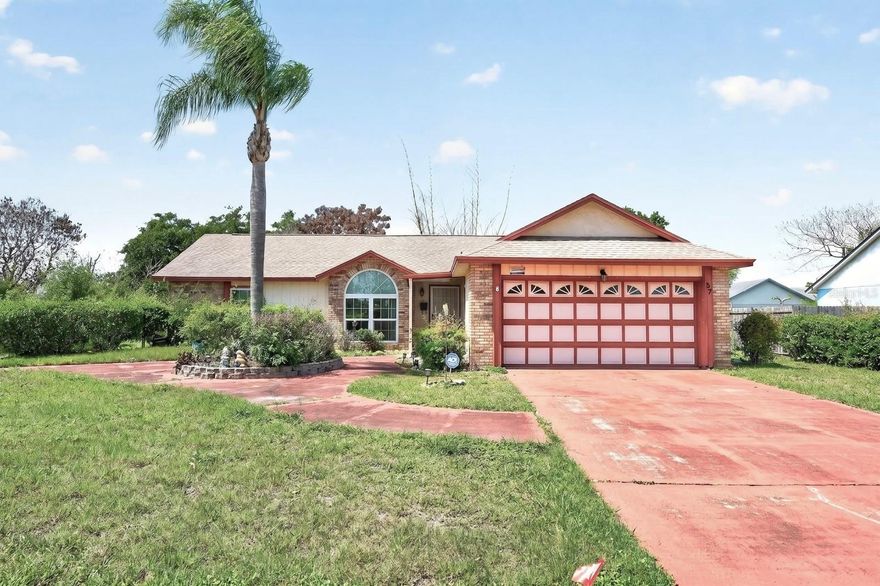 One or more photo(s) has been virtually staged. **Seller may consider buyer concessions if made in an offer**Welcome to this WELL-MAINTAINED 3-bedroom, 2-bath home in the established Buenaventura Lakes community of Kissimmee, where charm, character, and an OVERSIZED LOT come together to create the perfect place to call home. With NO HOA, this property provides the freedom and flexibility to truly make it your own while enjoying a CONVENIENT CENTRAL FLORIDA LOCATION. From the moment you arrive, the home stands out with its beautiful architectural details, including a striking ARCHED FRONT WINDOW with brick facing. Step inside to the soaring VAULTED CEILINGS in the main living areas, creating an open and inviting atmosphere filled with NATURAL LIGHT. Recent updates include a NEW ROOF (2021), NEW ENERGY-EFFICIENT WINDOWS with a 10-year warranty (2026), and FRESH EXTERIOR PAINT, offering both style and peace of mind. Inside, the Living Room and Dining area flow seamlessly together with DURABLE TILE FLOORING throughout the main living spaces, making the home ideal for everyday living and entertaining. Sliding glass doors from the Dining area open to a SPACIOUS ENCLOSED AND SCREENED PATIO with tile flooring, providing the perfect place to relax while overlooking the GENEROUS FENCED BACKYARD. With plenty of room for entertaining, gardening, pets, or future outdoor additions, along with MATURE FRUIT TREES, including a MANGO TREE, the backyard brings a touch of tropical Florida living right to your doorstep. The Kitchen offers abundant solid wood cabinetry, ample counter space, a tile backsplash, and a CHARMING BAY WINDOW BREAKFAST NOOK filled with natural light and peaceful backyard views. A desirable SPLIT-BEDROOM FLOOR PLAN places the Primary Suite in a private retreat at one end of the home, complete with a walk-in closet and EN SUITE BATH. On the opposite side of the home, two additional bedrooms with LAMINATE FLOORING share a SECOND FULL BATH, offering flexibility for guests, family, or a home office. Located in Buenaventura Lakes, this home provides CONVENIENT ACCESS to shopping, dining, parks, and major roadways including the Florida Turnpike and SR 417. NEARBY ATTRACTIONS include Osceola Heritage Park, local golf courses, and the shopping and restaurants around THE LOOP. You’re also just a short drive from Lake Nona Medical City, Orlando International Airport, and WORLD-FAMOUS ATTRACTIONS like Walt Disney World Resort, Universal Orlando Resort, and SeaWorld Orlando. With its oversized lot, valuable updates, and UNBEATABLE NO-HOA flexibility, this Buenaventura Lakes home affords an EXCEPTIONAL OPPORTUNITY to enjoy comfortable Florida living with room to grow and personalize. Opportunities like this don't come around often, so schedule your showing today!