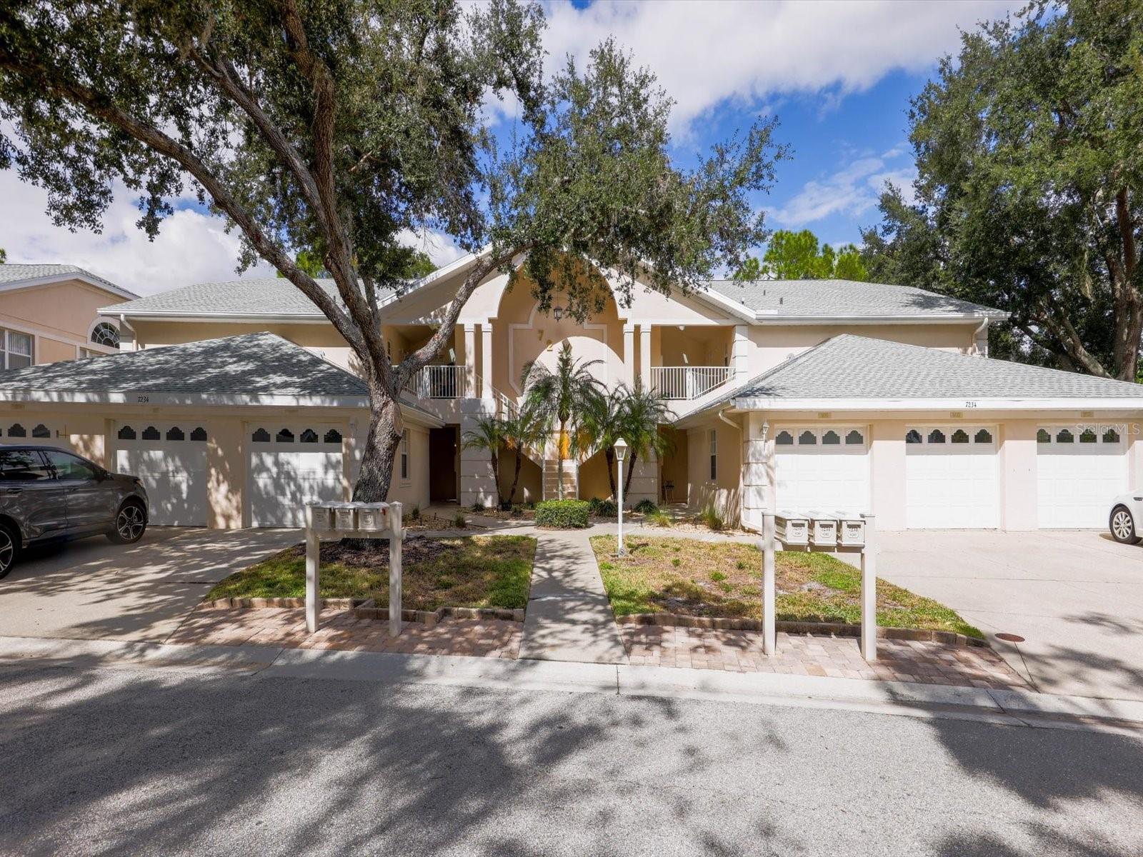 Turnkey Furnished Short Term Rental - All Months are Available. Welcome home to this 2 bedroom, 2 bathroom end unit located in the Pinehurst Village. This slice of paradise sits in an incredible location. Only Minutes from Lakewood Ranch, Nathan Benderson Park with world class rowing events, premier sports fields and world class beaches. Convenient to Downtown Lakewood Ranch shopping, restaurants, entertainment, and UTC Mall. Easy access to I-75, Sarasota Airport, Tampa International Airport, and Tampa/St. Petersburg. This coveted end unit boasts a picture perfect view overlooking preserve areas. This unit features multiple upgrades throughout including brand new porcelain wood plank flooring, fresh paint, updated appliances, indoor utility room and more. Entering through the foyer, you are greeted by the spacious living/dining room combo with spectacular views through the screened lanai and a large window letting natural light into the home. The oversized living room boasts a ceiling fan, entrance to the patio. Enjoy a meal in the delightful dining room or join the chef at the breakfast bar. Retreat to the primary suite featuring a ceiling fan, extended closet, tile flooring and a private bathroom with shower, and tile flooring. There is plenty of room for company with a spacious guest bedroom offering a ceiling fan and ample closet space. This unit also features a screened rear patio with amazing views and some privacy.