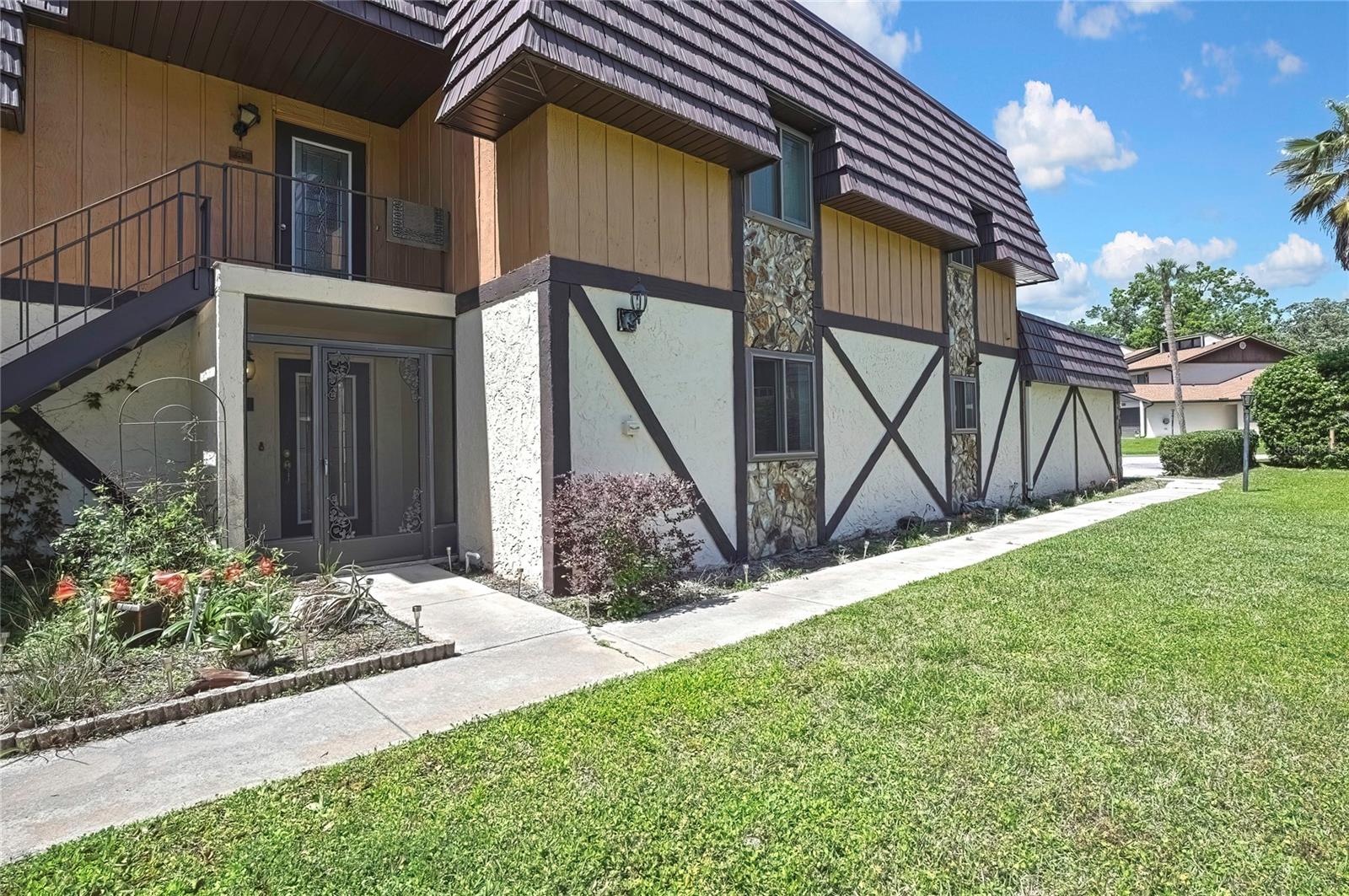 This charming pet-friendly 2-bedroom, 2-bathroom condo is a first-floor end unit that offers both convenience and comfort. It includes a one-car garage with plenty of parking. Enjoy relaxing views of the expansive greenbelt from two cozy back porches, delightful for morning coffee or warm sunsets.
Inside, you'll appreciate the porcelain tile flooring in the living room, which adds a touch of sophistication. The kitchen has granite countertops, and the windows have been upgraded. Pergo is in both bedrooms. The remodeled bathrooms provide modern amenities that enhance the property's overall appeal. New Roof 2024
Nestled in Cypress Village of Sugarmill Woods golf course community, this charming condo is ideally located on Florida's Nature Coast. Residents can easily join the many activities and clubs or embark on short drives to explore nearby scenic attractions and various recreational opportunities.