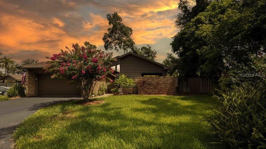 This lovely property is nestled in a quiet and charming neighborhood, offering the perfect blend of comfort, space, and convenience. The home features three spacious bedrooms, two bathrooms, and a two-car garage with ample storage.

Recent upgrades and improvements add tremendous value, including a new AC system installed in December 2025, luxury laminate flooring, garage storage racks, a water system, solar water heater, solar-powered attic fan, updated fireplace, tinted windows in the Florida Room, fresh paint, and the removal of popcorn ceilings—giving the home a clean, modern feel.

With over 2,000 square feet of open and inviting living space, the layout is designed for both relaxation and entertaining. As you step through the front door, you’re welcomed into an expansive great room highlighted by soaring 14-foot ceilings, built-in shelving, and a cozy fireplace. Large windows provide stunning views of the sunroom and the vibrant, colorful gardens beyond.

The kitchen is both functional and inviting, featuring a tray ceiling and numerous solid wood cabinets. It offers a seamless flow into the dining area and overlooks the swimming pool, making it ideal for gatherings and everyday living.

Most importantly, this home has been lovingly maintained by a long-time owner, reflecting true pride of ownership.

Conveniently located with easy access to the 417 Expressway, I-4, and 17-92, as well as Orlando-Sanford International Airport, this property also places you near excellent shopping and dining options in Lake Mary and Sanford.

The homeowners association (HOA) maintains the community landscaping and amenities, including the community pool—allowing you to relax and fully enjoy the Florida lifestyle.

This is more than just a home—it’s a lifestyle opportunity you don’t want to miss.