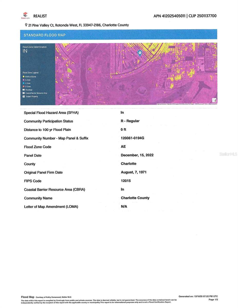ROTONDA WEST PINE VLY - Land