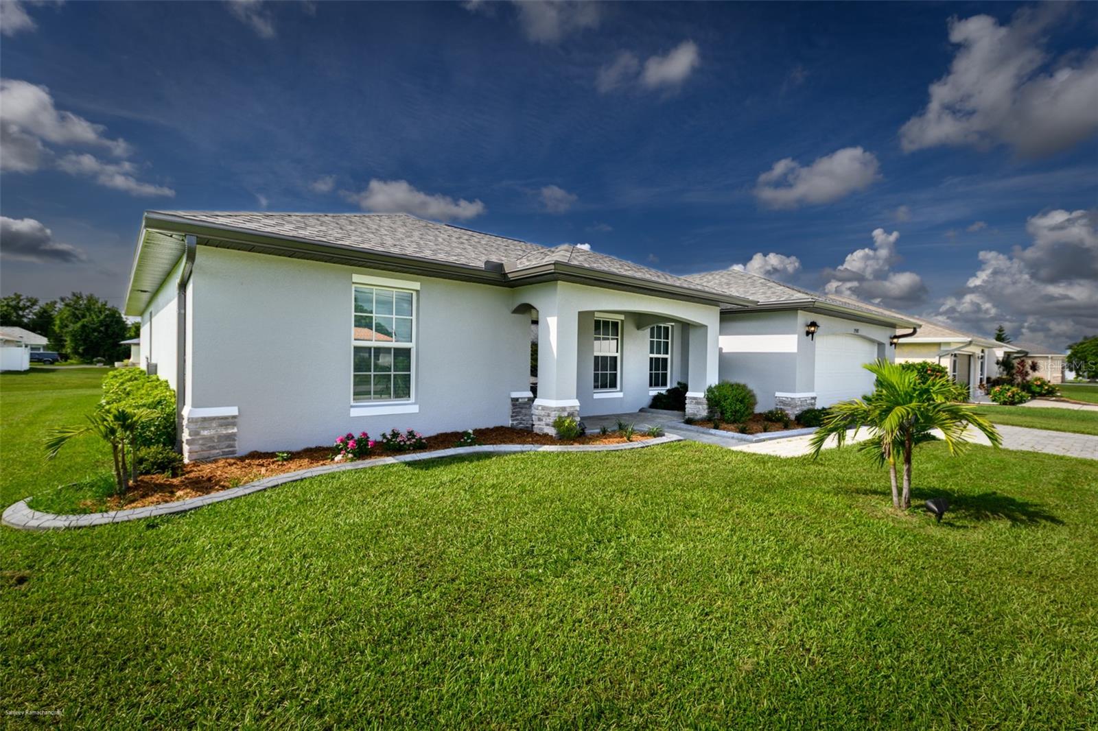 Annual Rental – Almost new 4BR/2BA Home with 2-Car Garage in Deep Creek, Punta Gorda
Welcome to this beautifully built 2023 home located in the highly desirable deed-restricted community of Deep Creek. This spacious 4-bedroom, 2-bath residence offers modern living and comfort just minutes from I-75, shopping, dining, golf, and more.
Step inside to discover an open-concept floor plan with elegant tile flooring throughout, perfect for easy maintenance and a cohesive look. The heart of the home is a stunning gourmet kitchen featuring sleek granite countertops, premium cabinetry, and a spacious layout ideal for entertaining and everyday living.
The primary suite is thoughtfully designed with two large walk-in closets and a luxurious ensuite bath. Three additional bedrooms offer versatility for guests, a home office, or a growing household. Both bathrooms feature modern finishes that complement the home's clean, contemporary style.
Enjoy Florida’s indoor-outdoor lifestyle from the comfort of your screened-in lanai, perfect for morning coffee or evening relaxation.
Additional features include:
2-car garage.
Lawn care included in rent.
Exterior pest control.
Quiet, well-maintained neighborhood.
Convenient access to major roadways and daily essentials.
Don’t miss this opportunity to live in a brand-new home in one of Punta Gorda’s most sought-after communities.
Call today to schedule a private tour of this exquisite rental!
