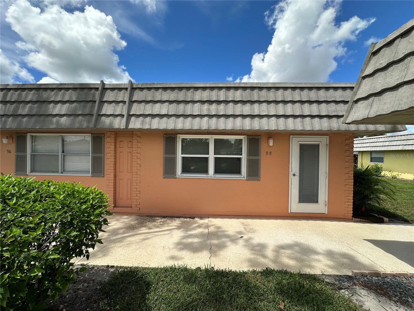 Welcome to 201 Bedford Lane, Unit 95—a charming 1-bedroom, 1.5-bath condo located in the highly sought-after 55+ gated community of Kings Point in Sun City Center! This home features a bright, open living area, an enclosed lanai with a convenient stackable washer and dryer, and a spacious primary suite with its own en-suite bath. Updates include modern flooring and upgraded windows, enhancing both comfort and efficiency. Kings Point is renowned for its low-maintenance lifestyle and resort-style amenities, including multiple clubhouses, indoor and outdoor pools, fitness centers, golf courses, pickleball and tennis courts, and an active social calendar. The monthly HOA fee covers water, cable, internet, exterior maintenance making this home a truly hassle-free investment. Perfectly situated, the property is just minutes from shopping, dining, medical facilities, and offers easy access to I-75, Tampa, and Florida’s beautiful Gulf Coast beaches. Don’t miss this fantastic opportunity to own a piece of paradise in Kings Point!